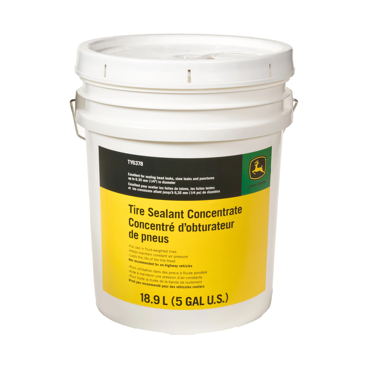 John Deere Tire Sealant, Concentrate, 18.9 Liter (5 Gallon) - TY6378