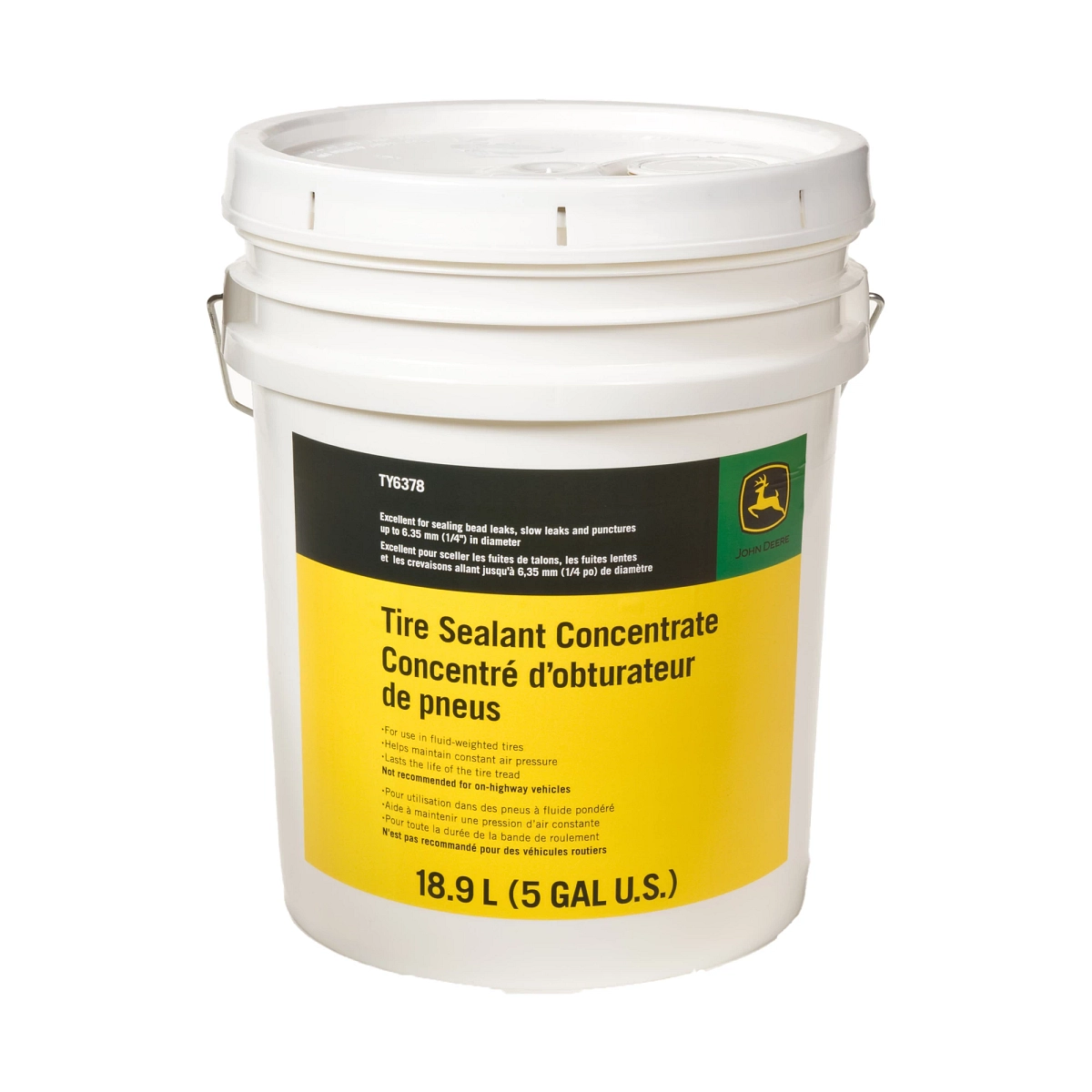 John Deere Tire Sealant, Concentrate, 18.9 Liter (5 Gallon) - TY6378