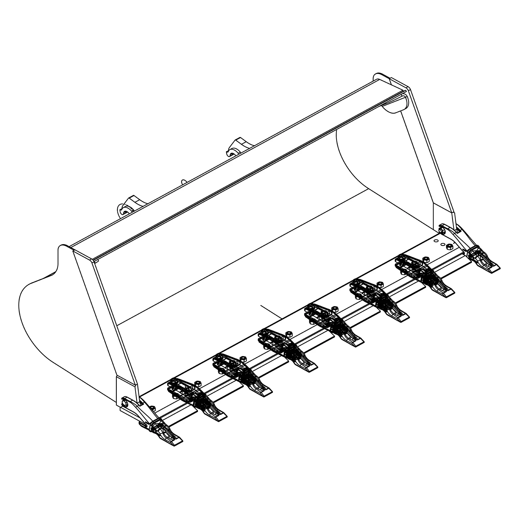 John Deere Loader Coupler Bucket Kit, 3 m³ - BYT12415