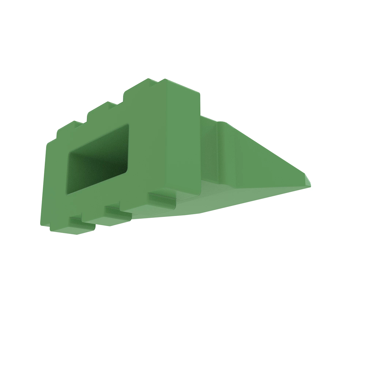 John Deere Orange Electrical Connector Terminal, 6 Cavities - 57M7678