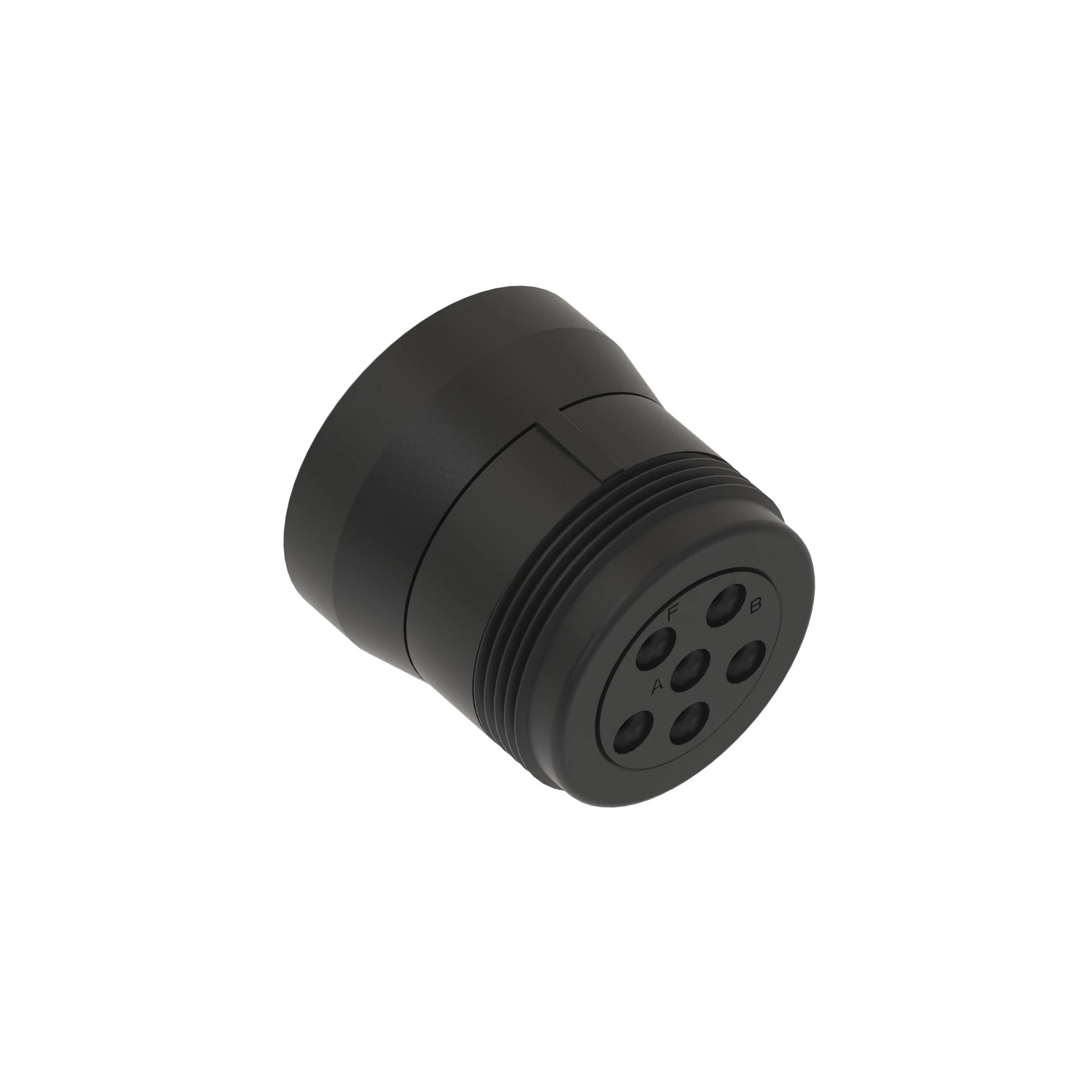 CONN DEUTSCH HD10 6W MS GRY PLSTC