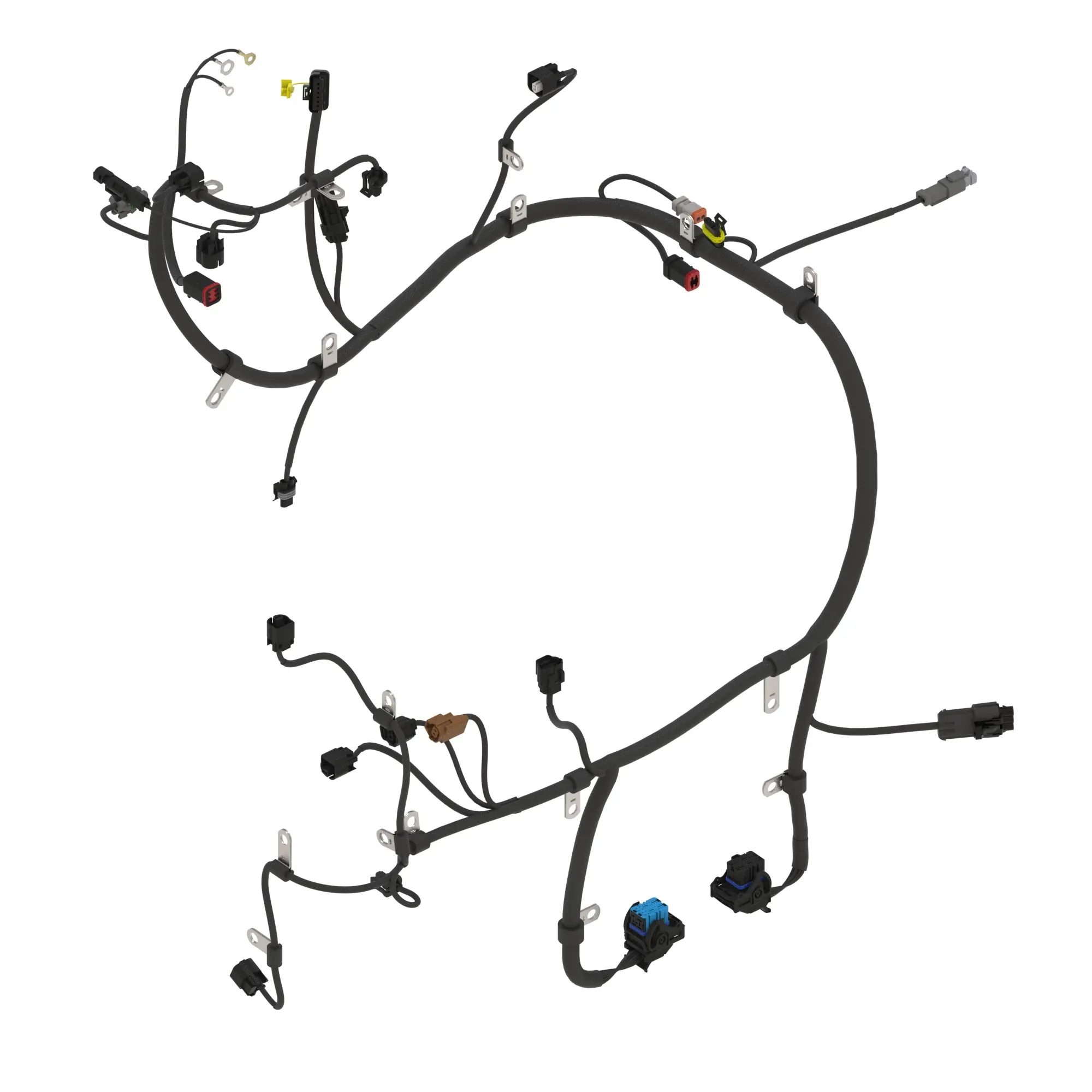 John Deere Engine Mount ECU Wiring Harness - DZ10736