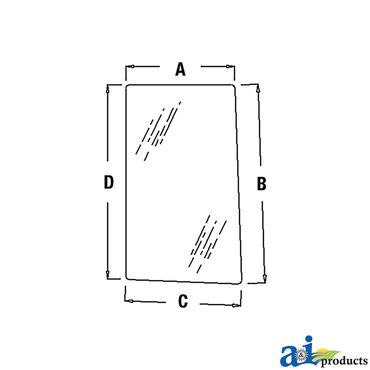 A&I Products Right Side Window - A-R96193