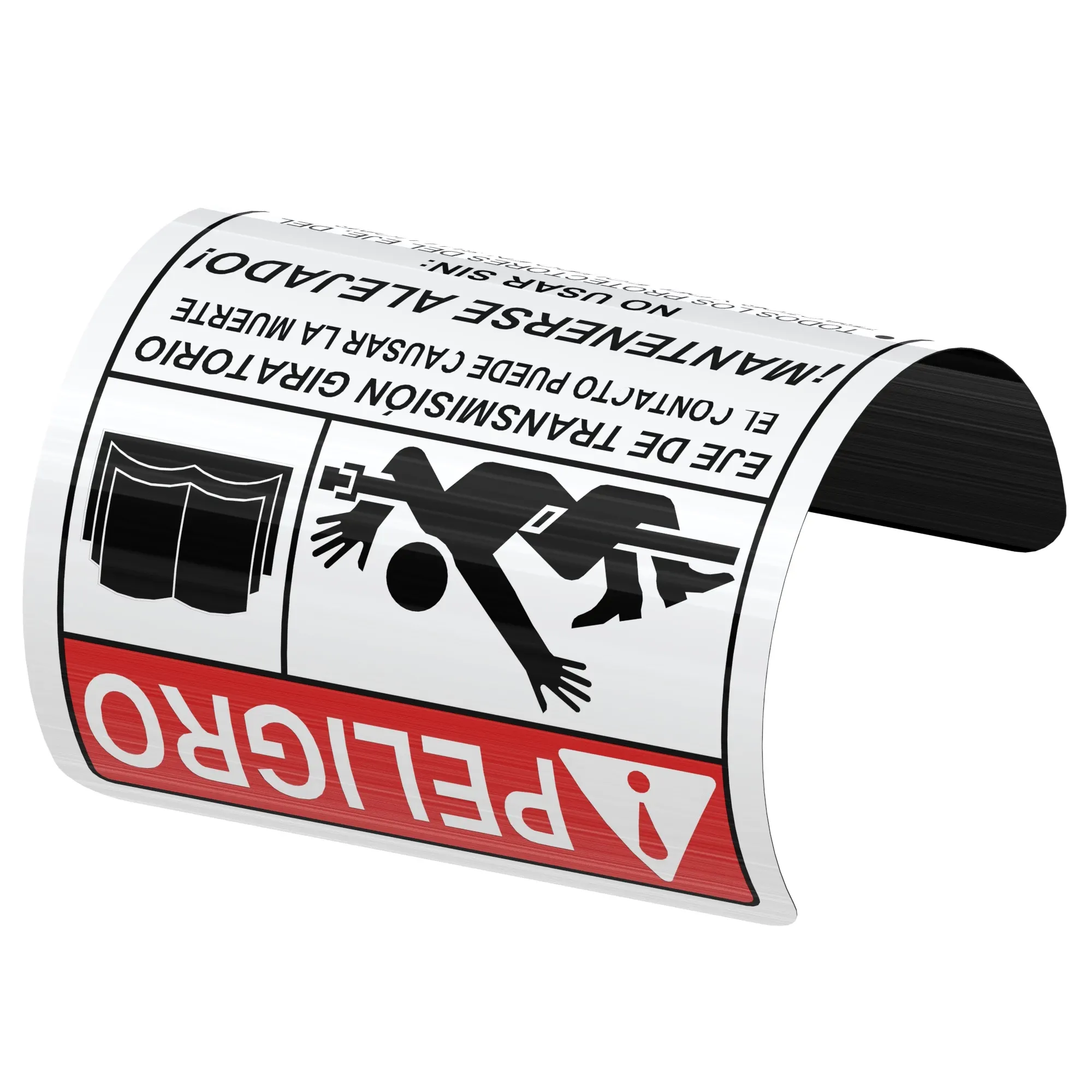 John Deere Spanish Driveshaft Danger Label - TCU38435