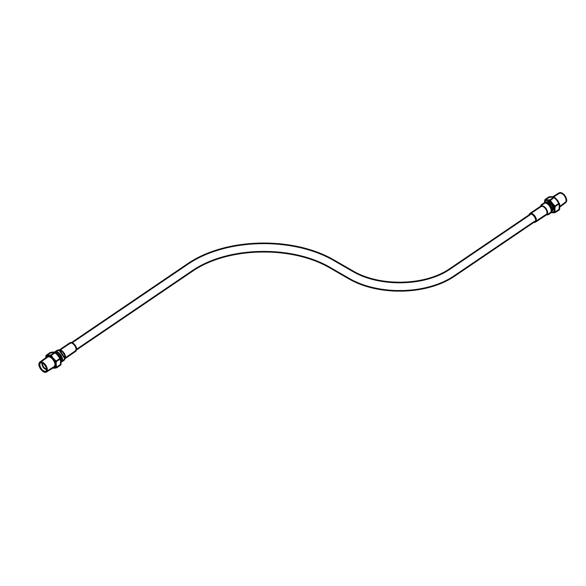 John Deere Bucket Cylinder Hydraulic Hose - LVA13860