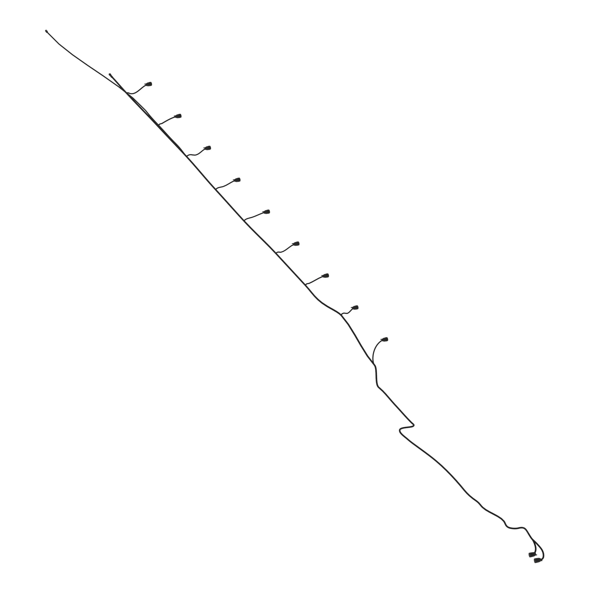 John Deere Wing Wiring Harness, Left Side - AA84954