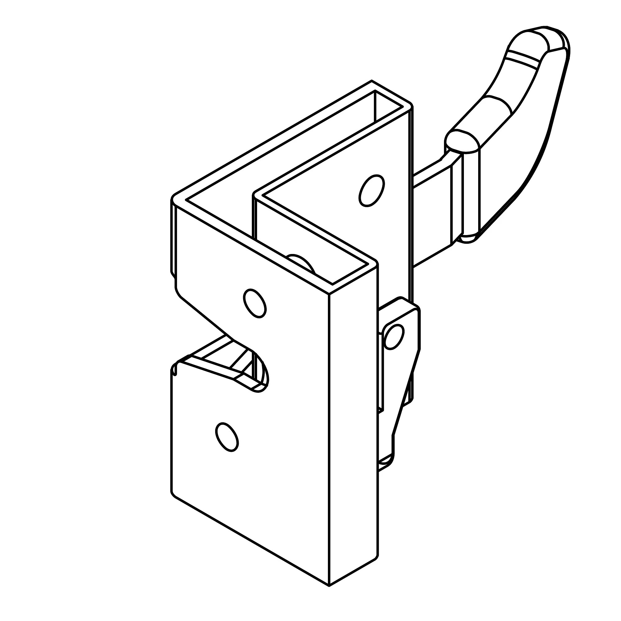 John Deere Left Side Door Lock - ER371223