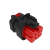 TYCO AMPSEAL16 4W RCPT SLD RED PLST