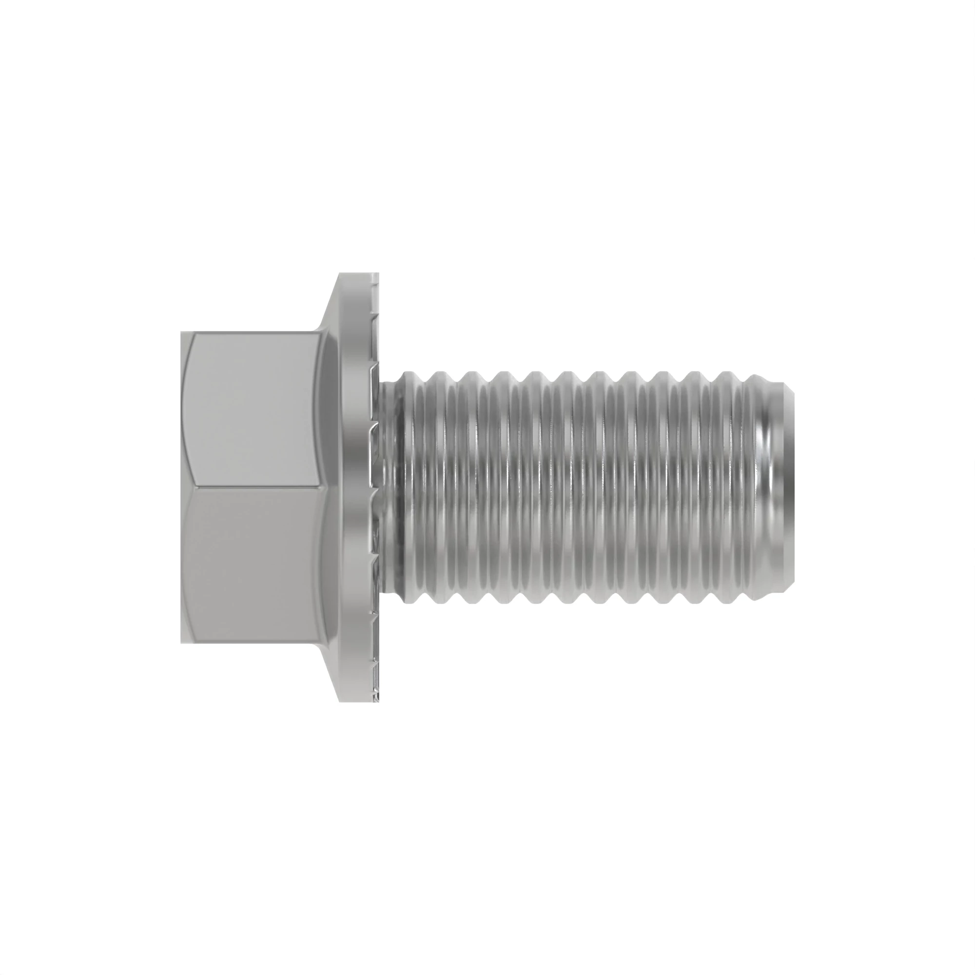 N14822: Parafuso Flangeado Sextavado, 9.525 X 19.05 mm (3/8 in X 3