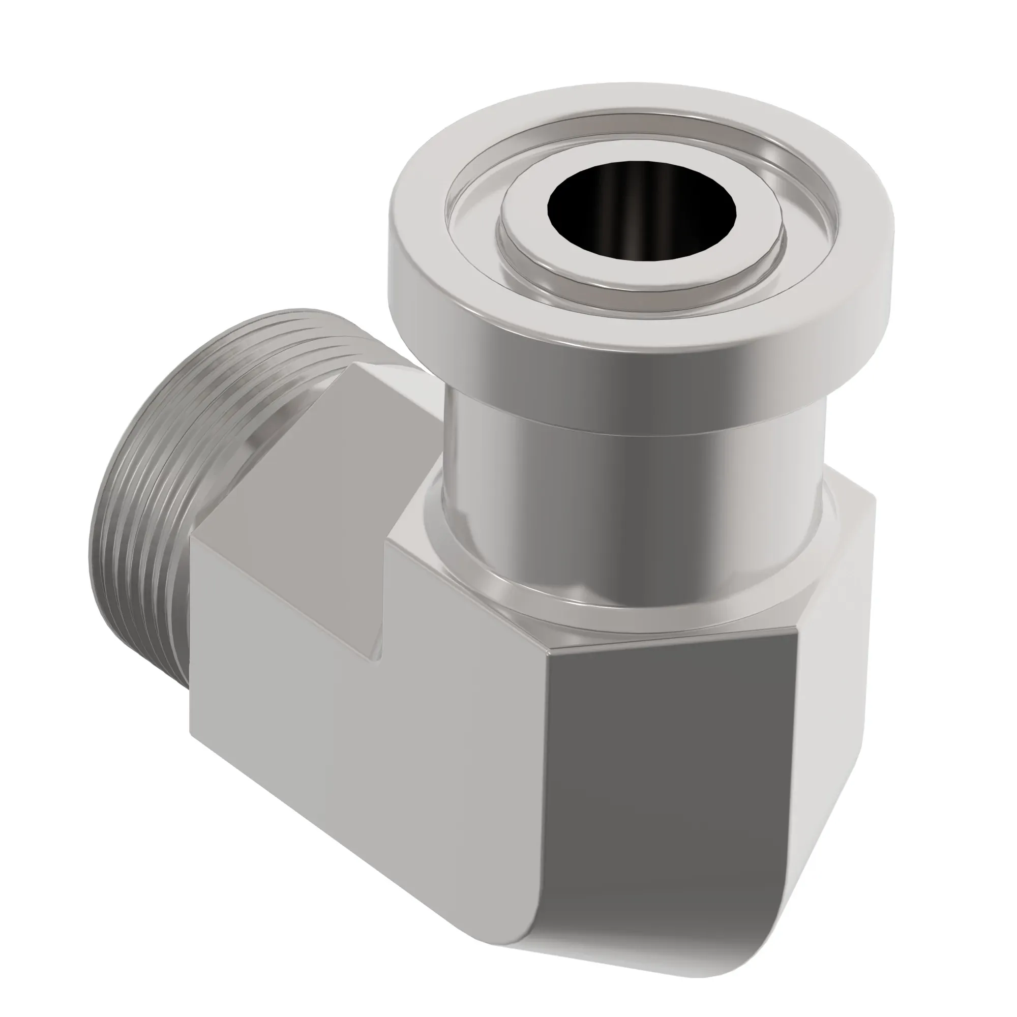FLANGE FITTING, -12 CODE 62 (90 DEG