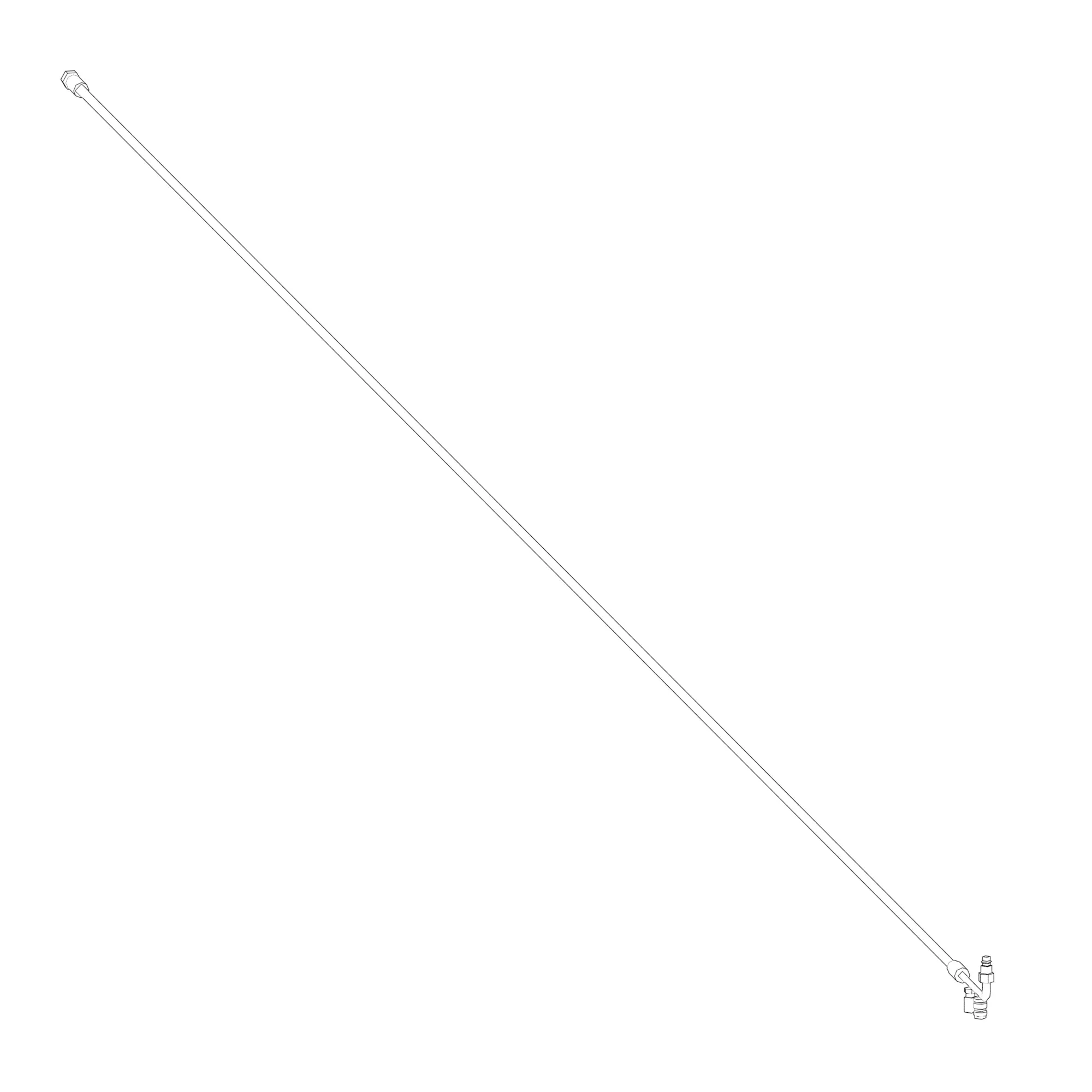 John Deere Refrigerant Hose - AZ100390