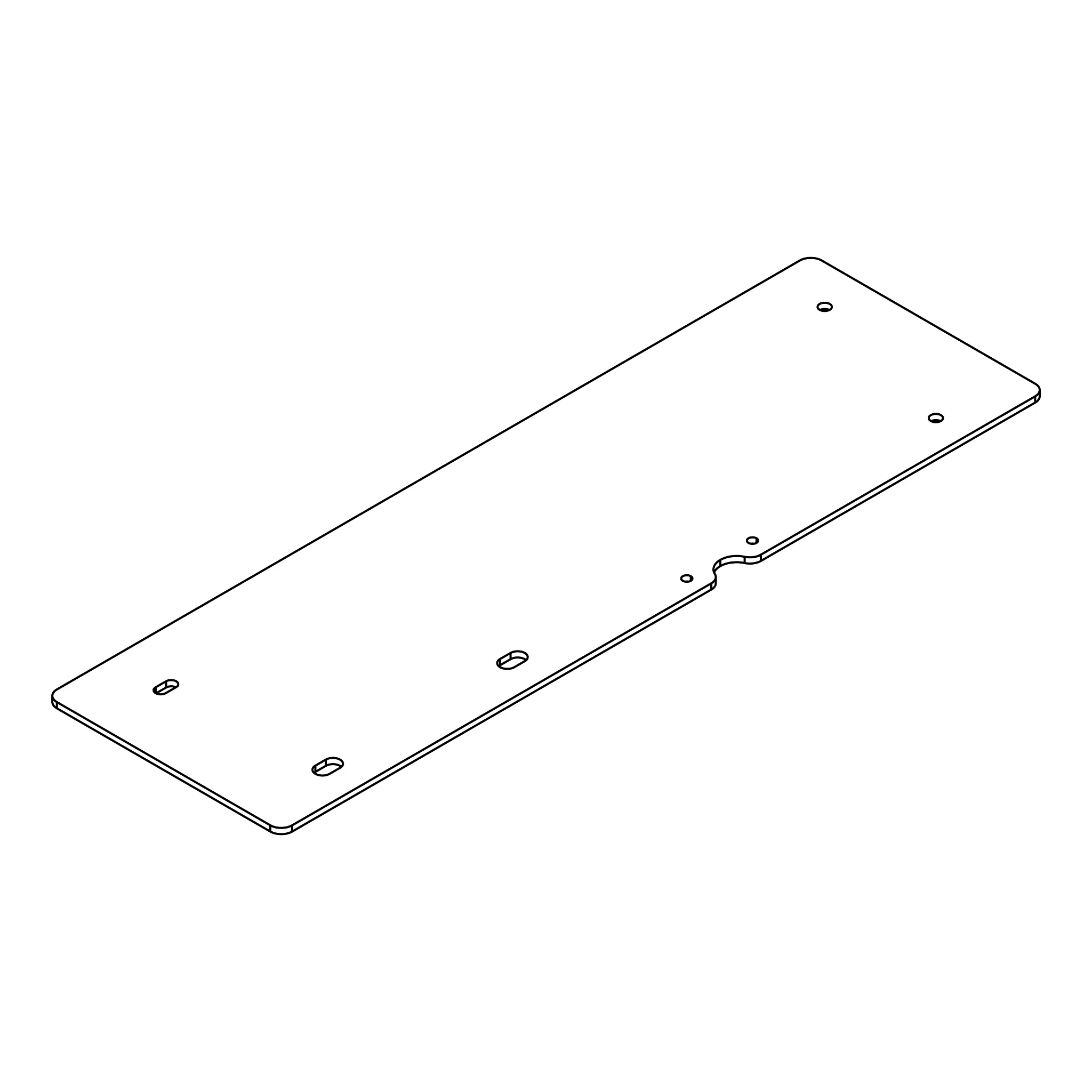 John Deere Mower Deck Ramp, Right Side - LVA21065
