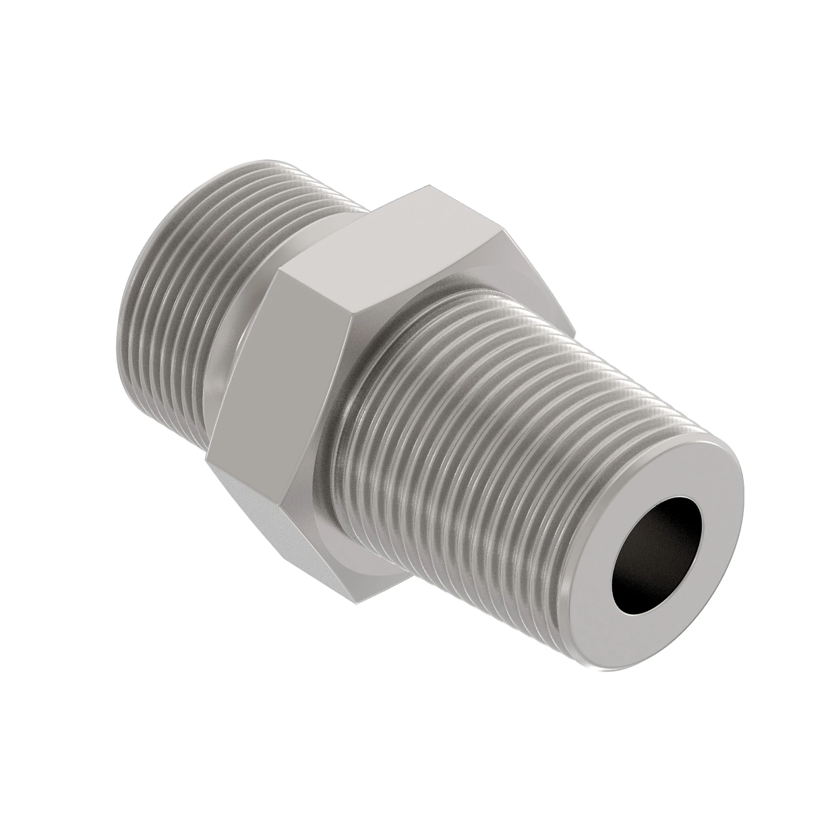 STUD STRAIGHT FITTING 1/4" 18 NPT - L08 ISO 8434-1