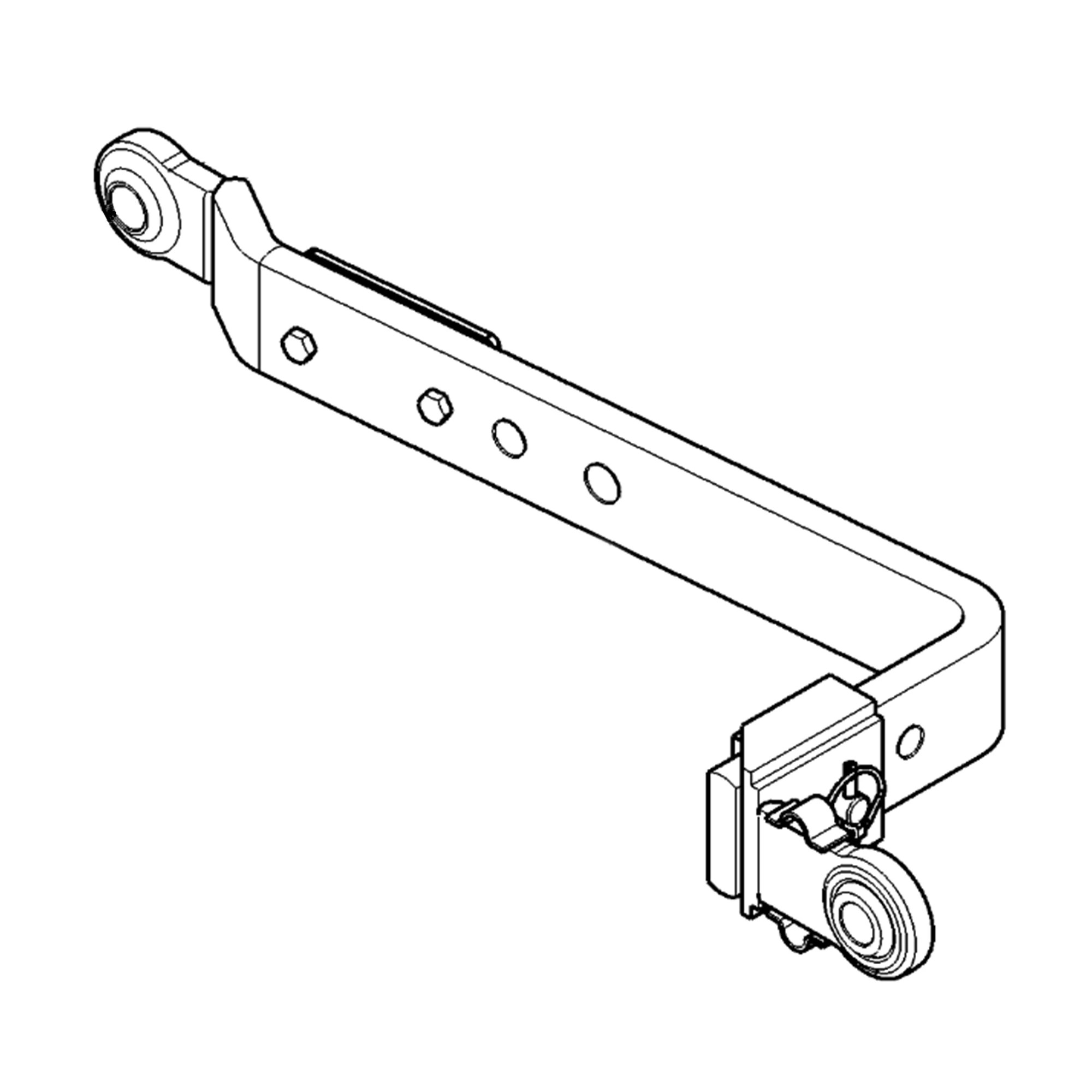 John Deere Ball Type with Adjustment and Wear Plate Draft Link - ER440784
