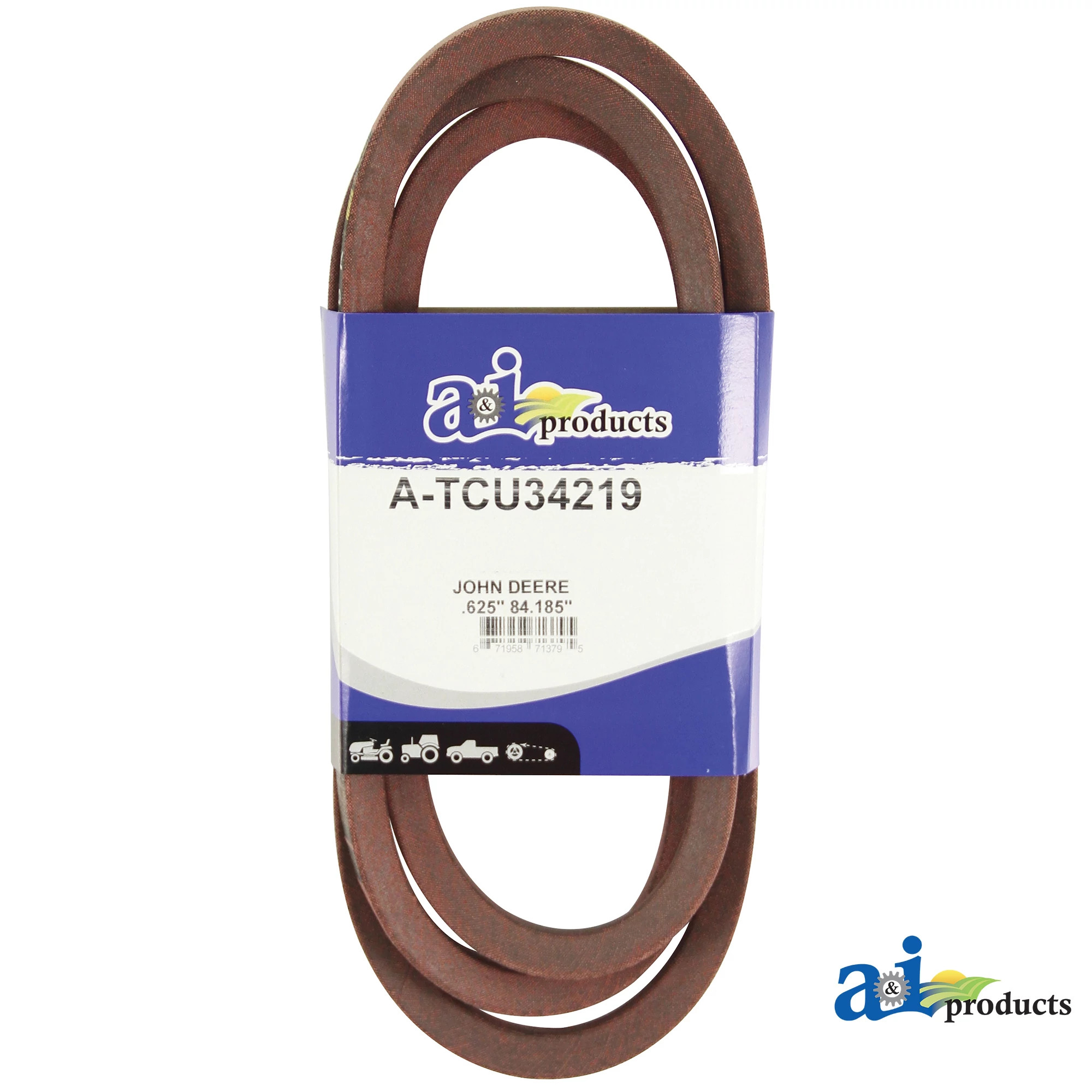 A&I Products HB Section Mower Deck Drive V-Belt, Effective Length 2134.6 mm (84 inch) - A-TCU34219