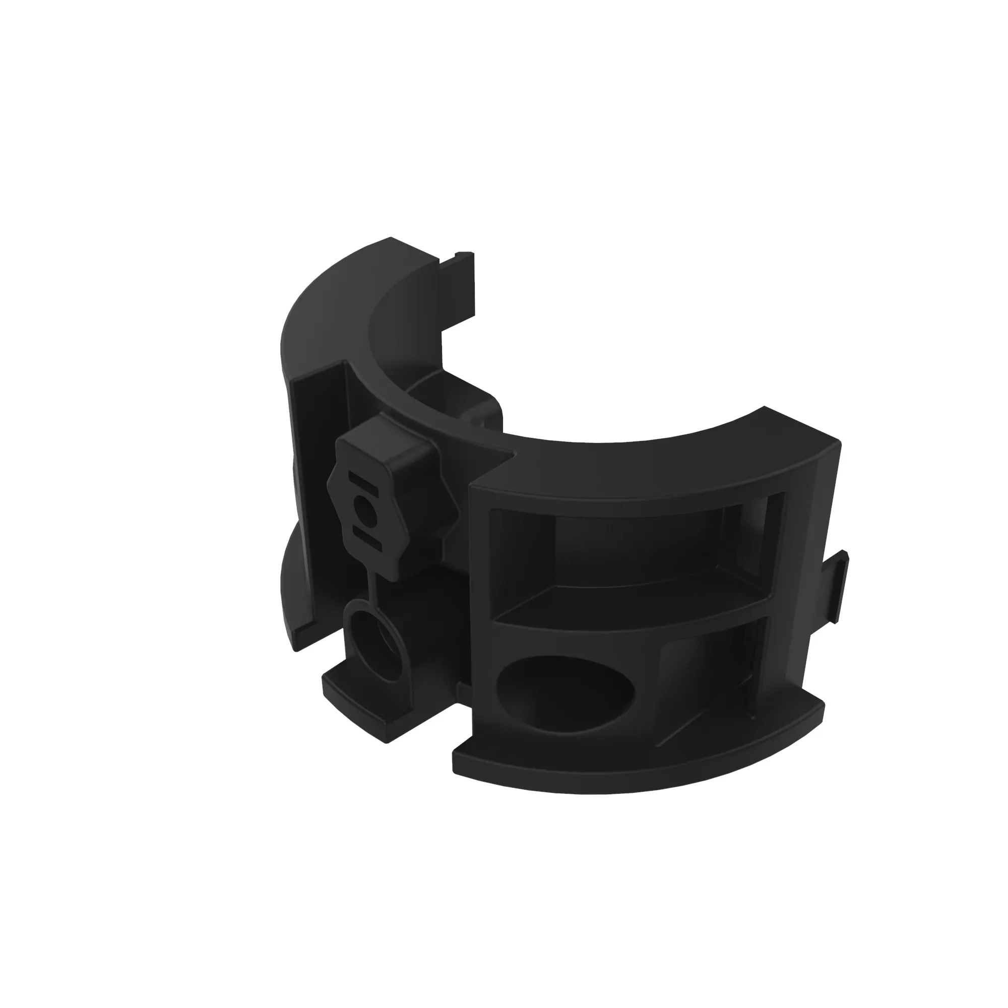 HALF CLAMP, CLAMP WITH INSERTED NUT