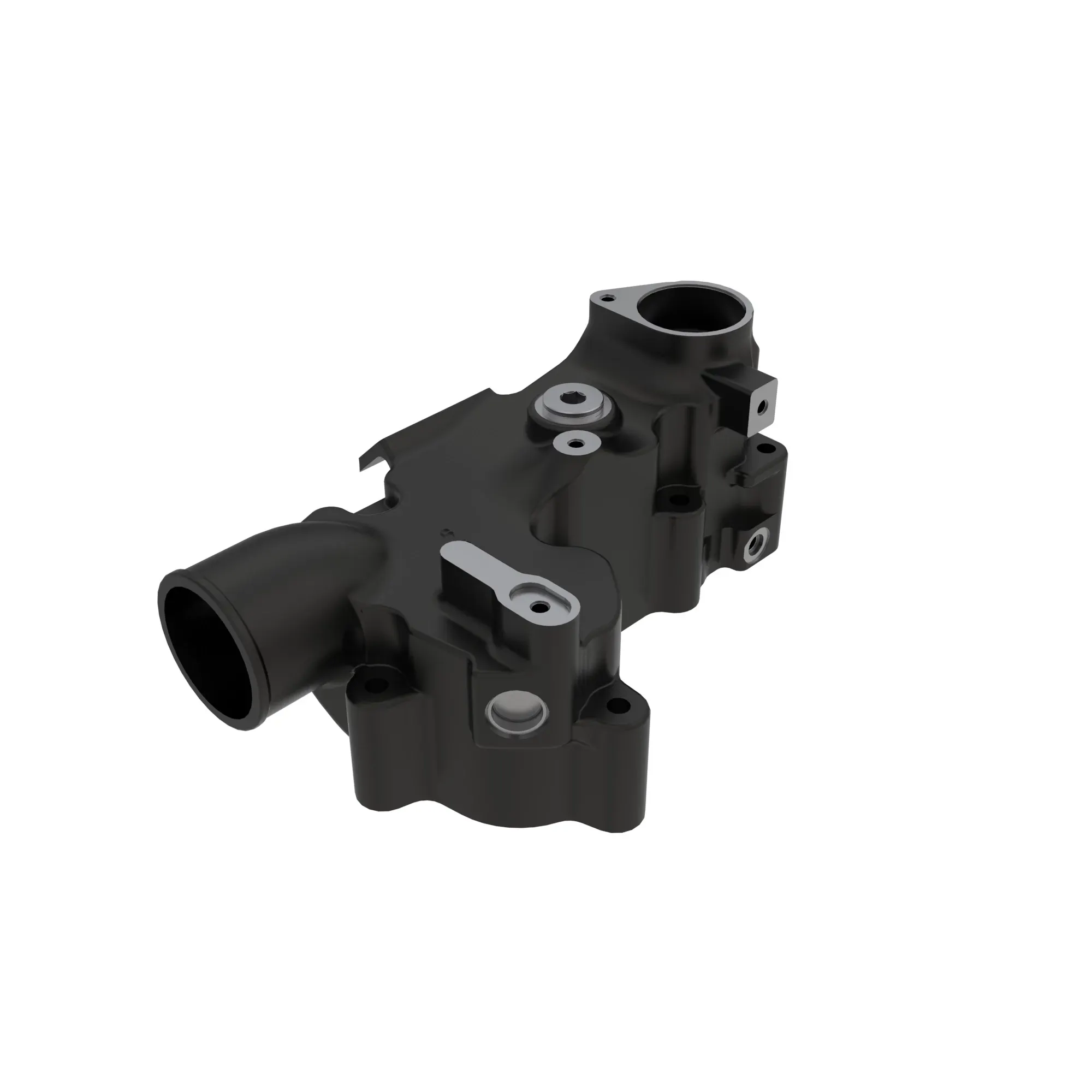 John Deere Thermostat Cover Vertical Outlet - DZ113429