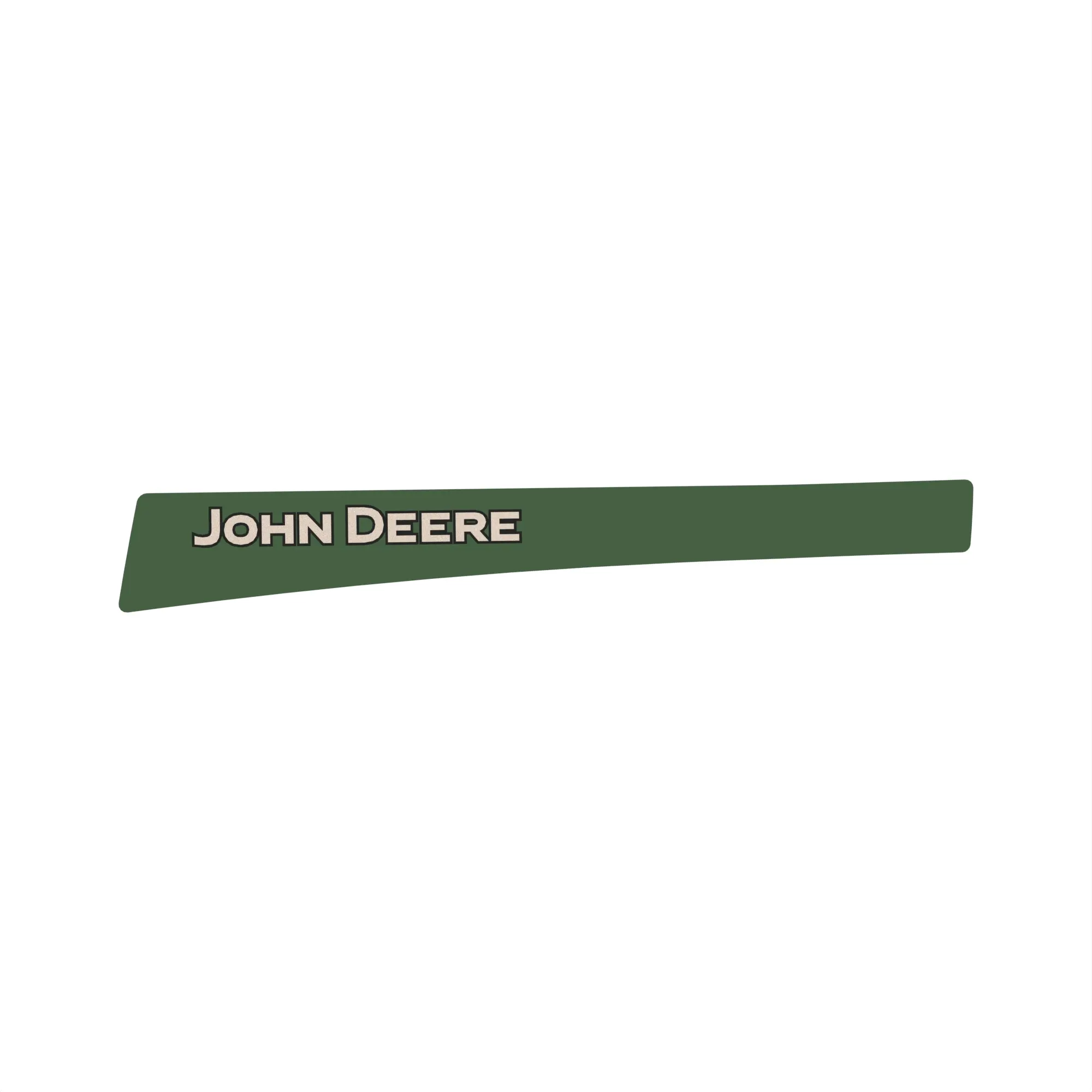 John Deere Left Side Olive Cargo Box Label - M169954