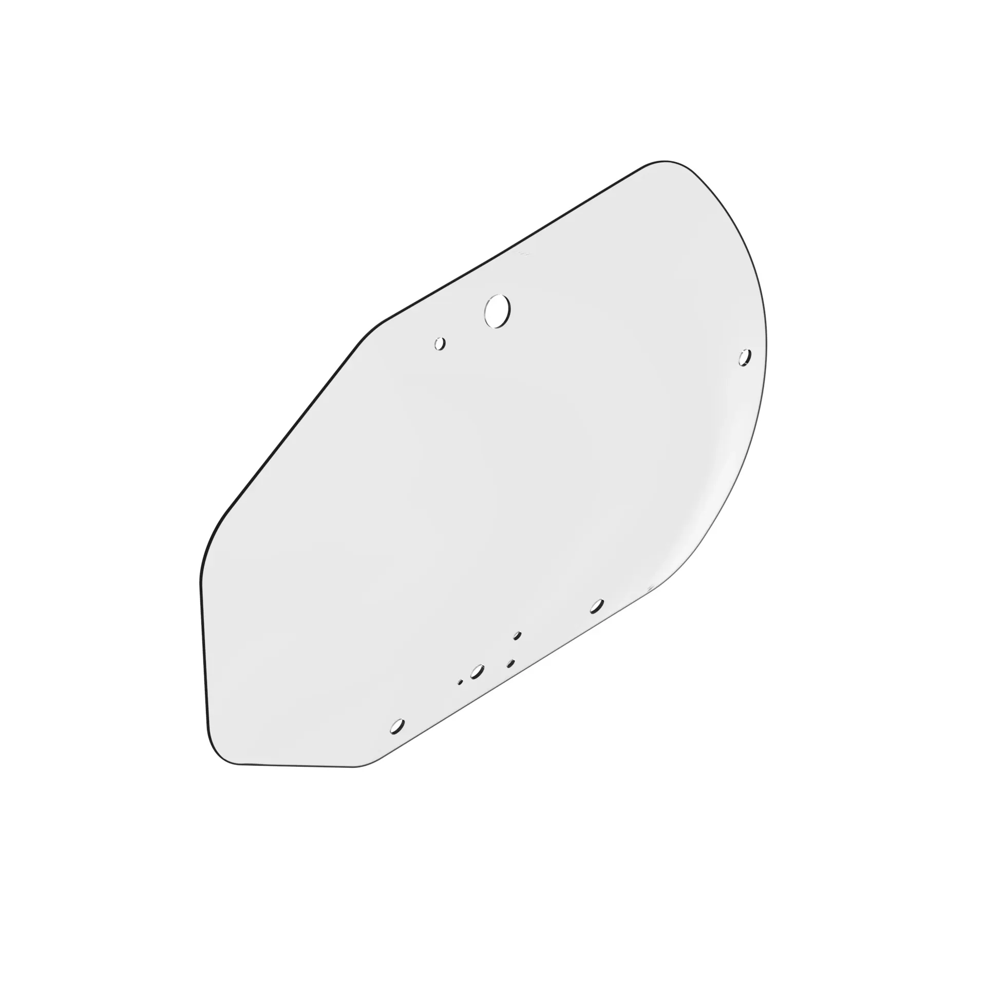 John Deere Cab Door Windowpane - T344818