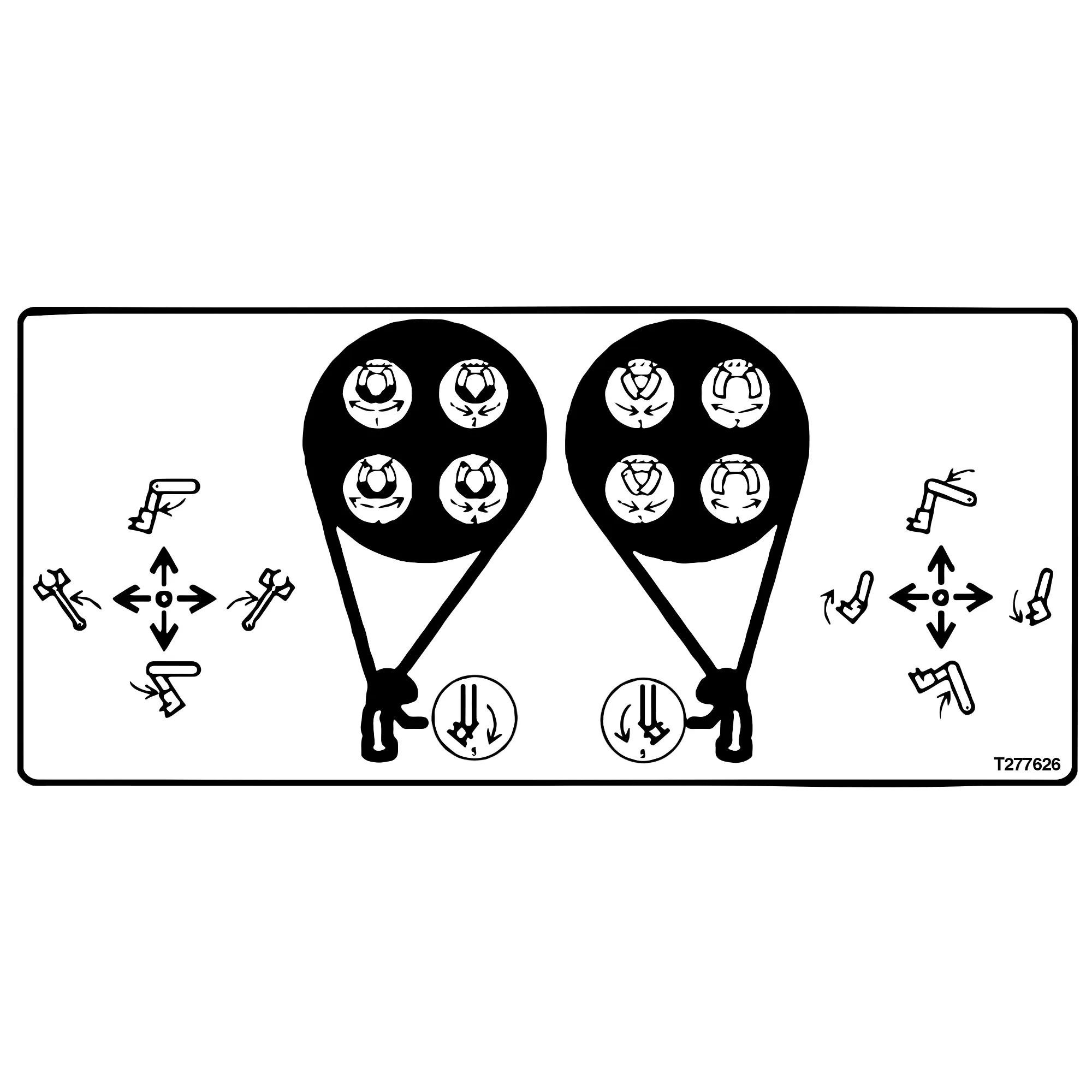 John Deere Controls Non Leveler Label - T277626