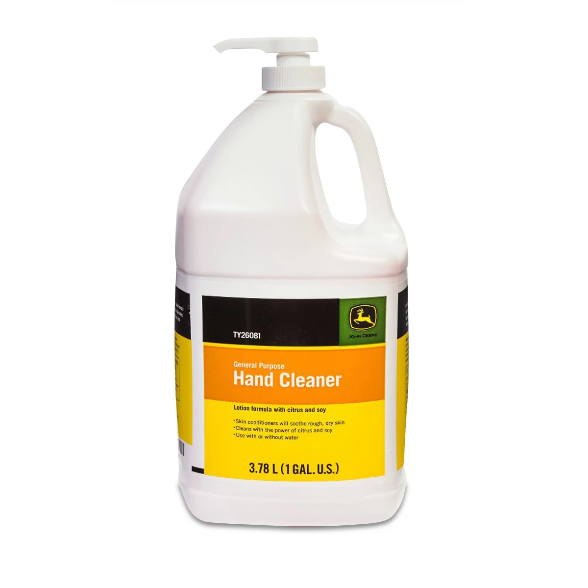 John Deere Hand Cleaner with Citrus and Soy, 3.78 Liter (1 Gallon) - TY26081