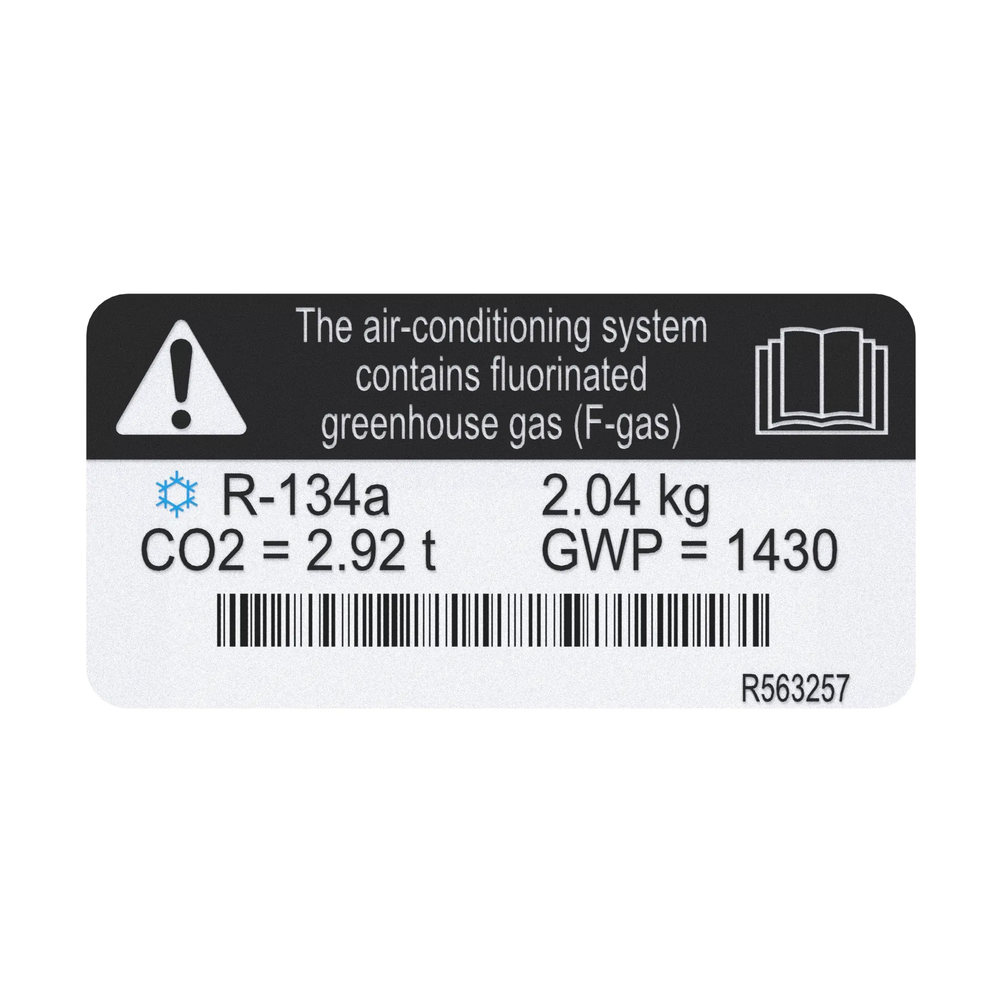 John Deere 9R Label, English - R563257
