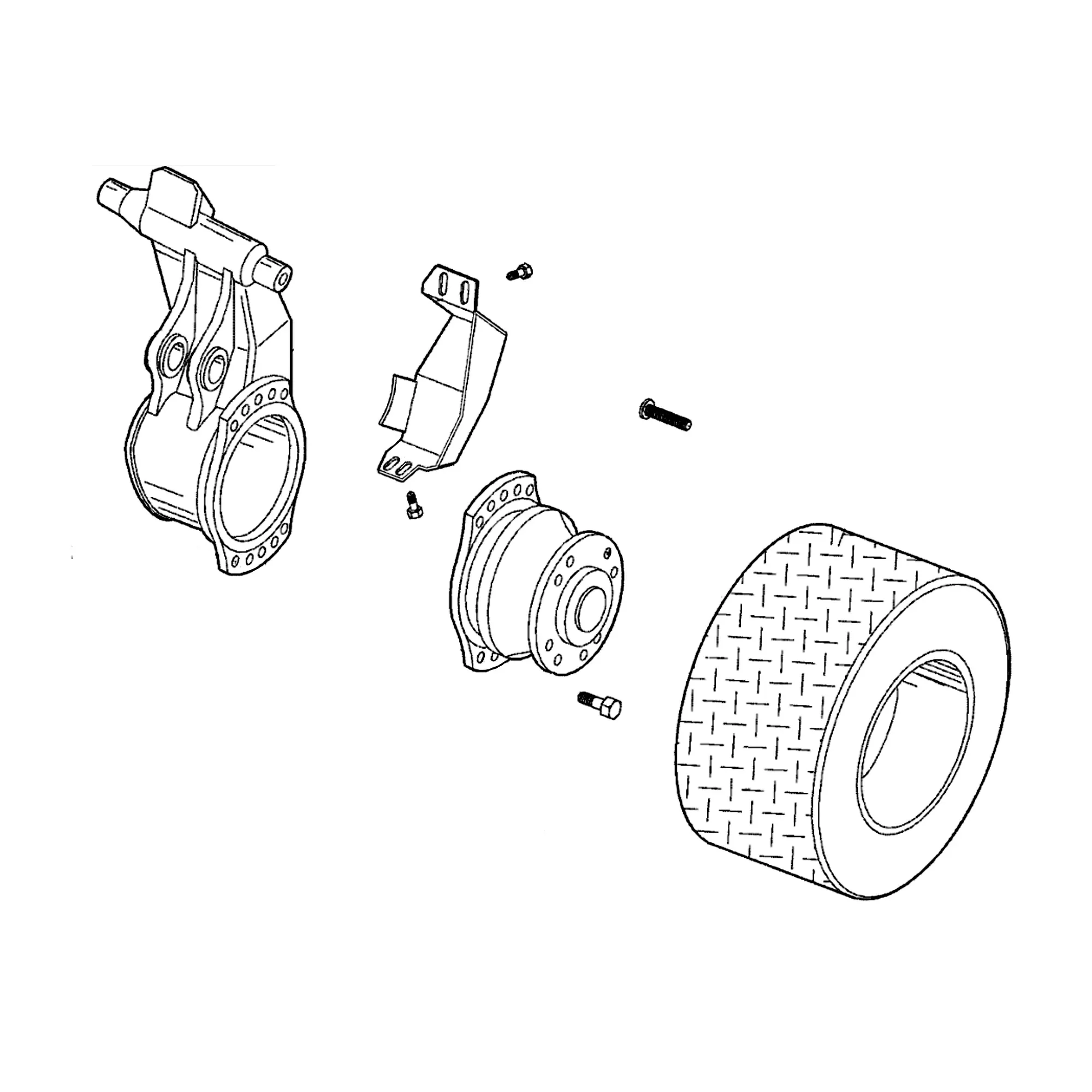 John Deere Harvester Head Arm, Right Side - F034274