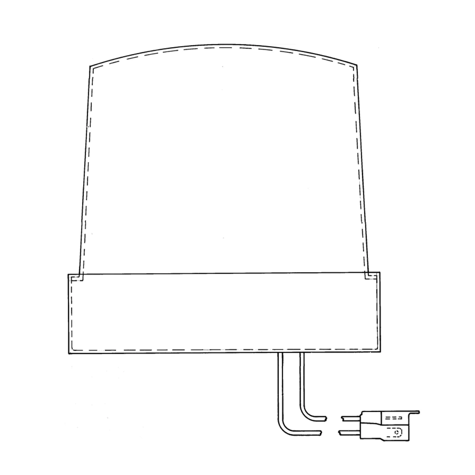 John Deere Beacon Lamp, 12.8 Volts, 35 Watts - AT74936