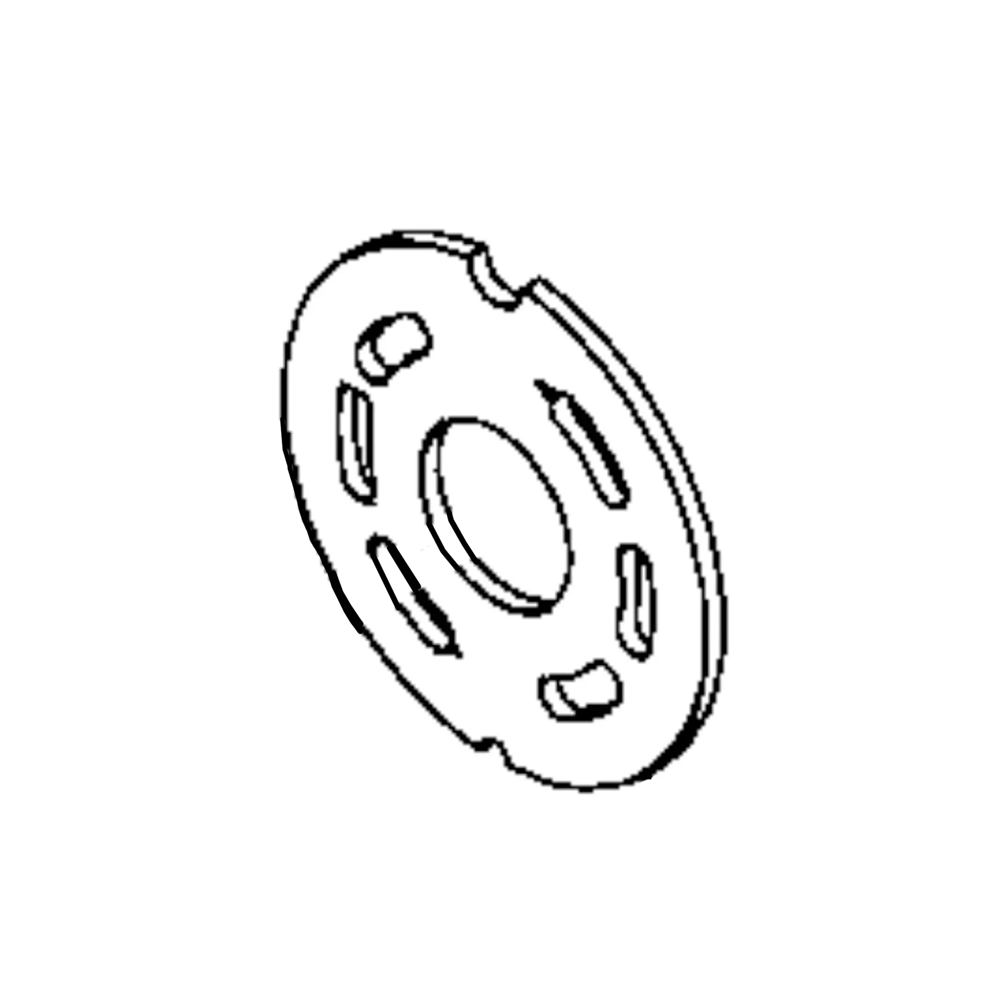 John Deere Distributor A10VM Plate - TT225415