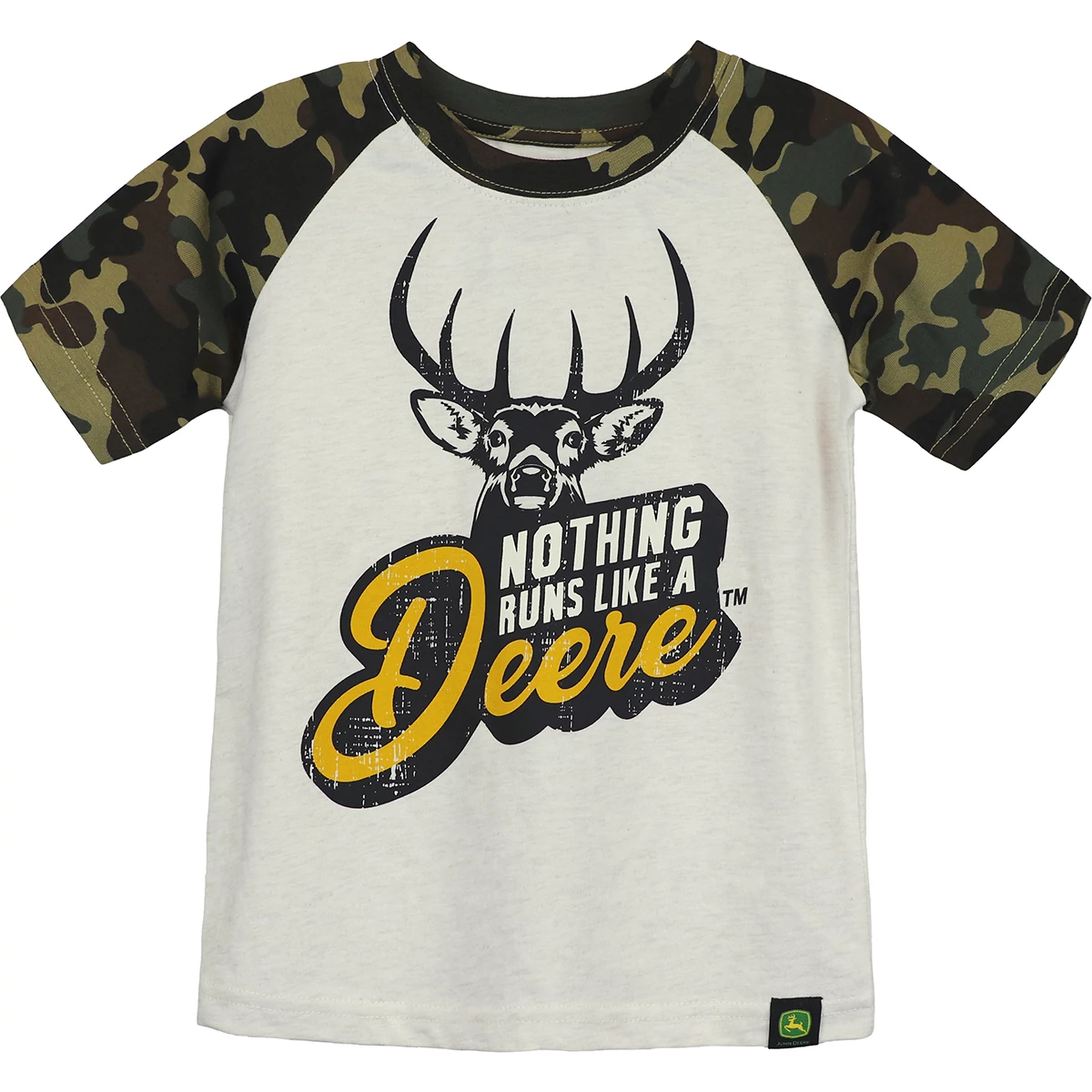 John Deere Men's 'Nothing Runs Like A Deere' Short Sleeve T-Shirt - Officially Licensed Farm Apparel