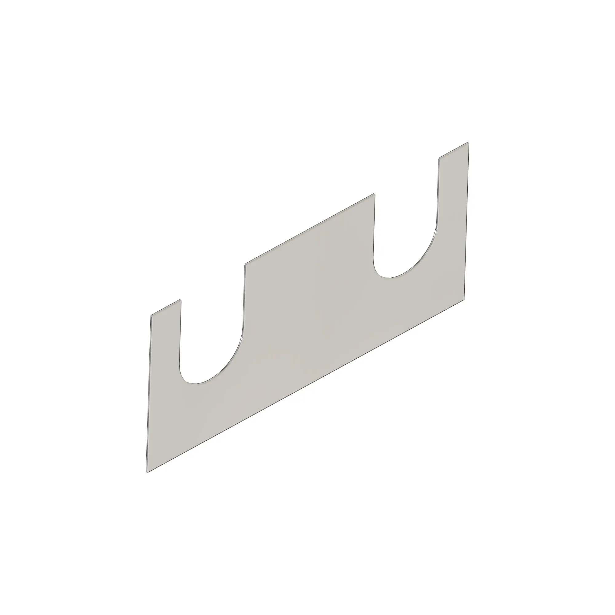 John Deere Rectangular 2-Slots Shim - E59937