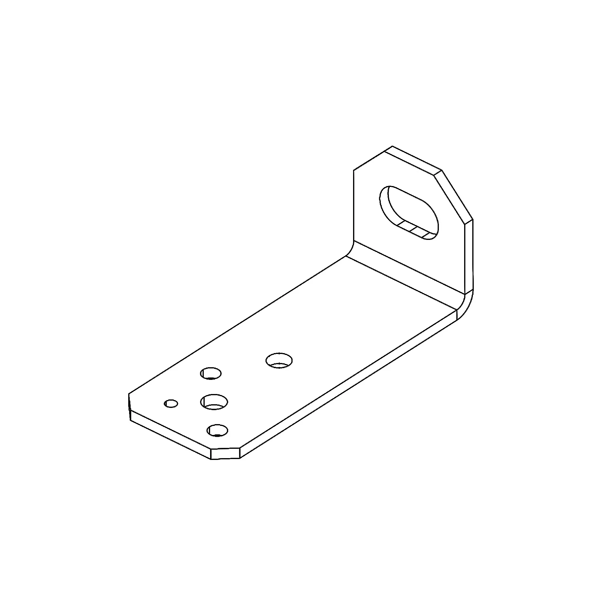 John Deere Support Leg Bracket - T341641