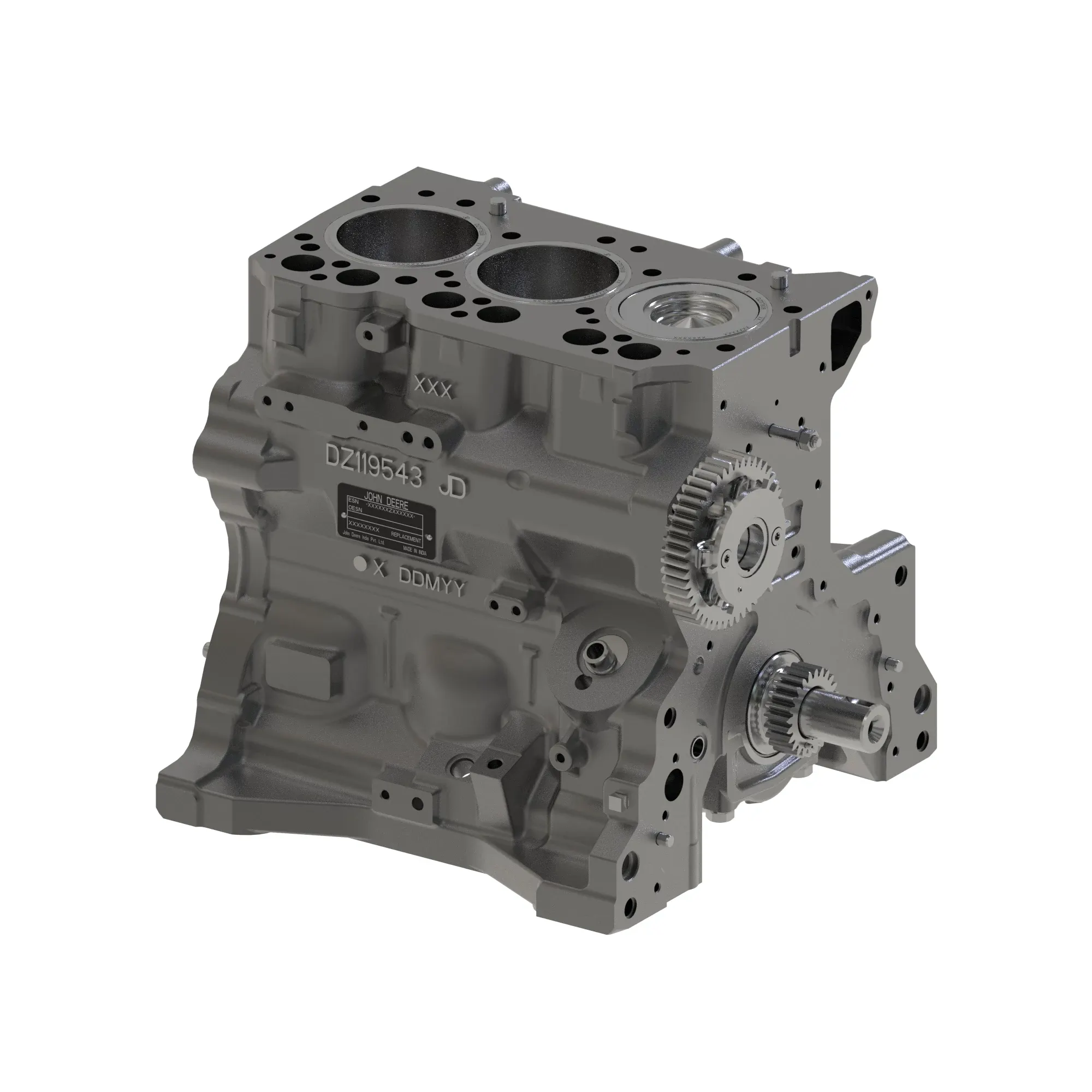 Short Block Assembly, 5075 Model Of