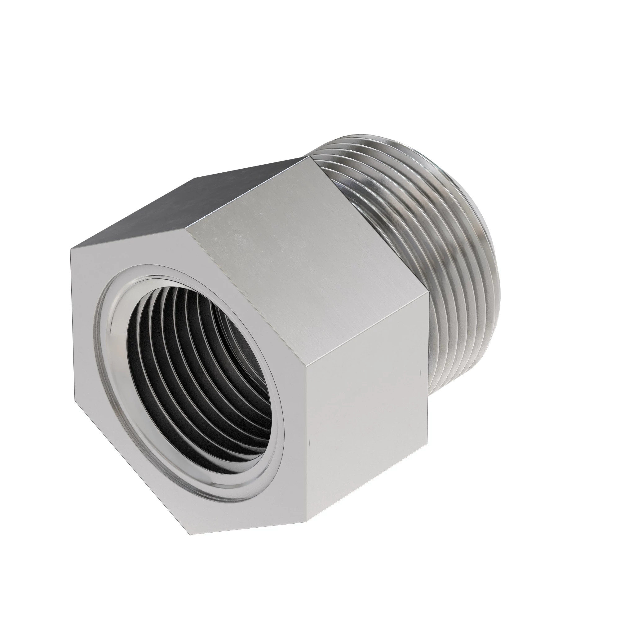 HYDRAULIC FITTING - 06FJ TO 06MJ WITH .0625 ORIFICE