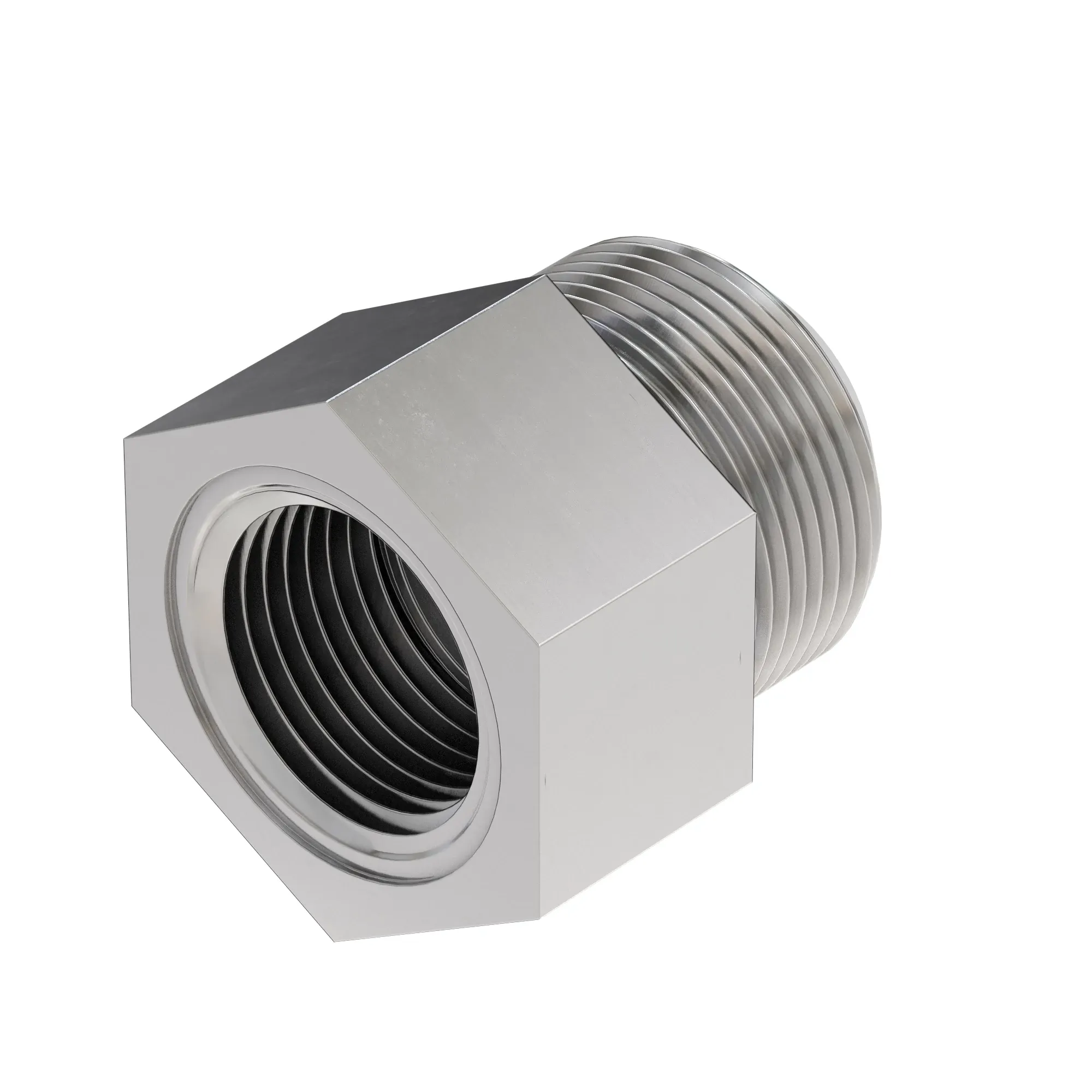 HYDRAULIC FITTING - 06FJ TO 06MJ WITH .0625 ORIFICE