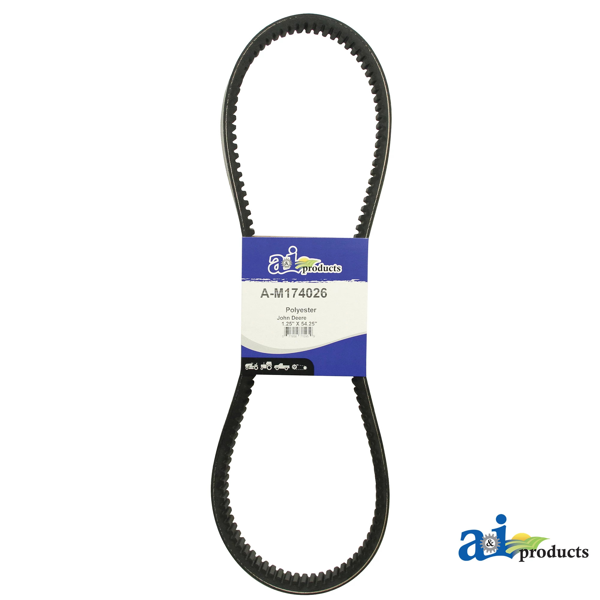A&I Products Powertrain Drive V-Belt, Effective Length 1374.7 mm (54.1 inch) - A-M174026