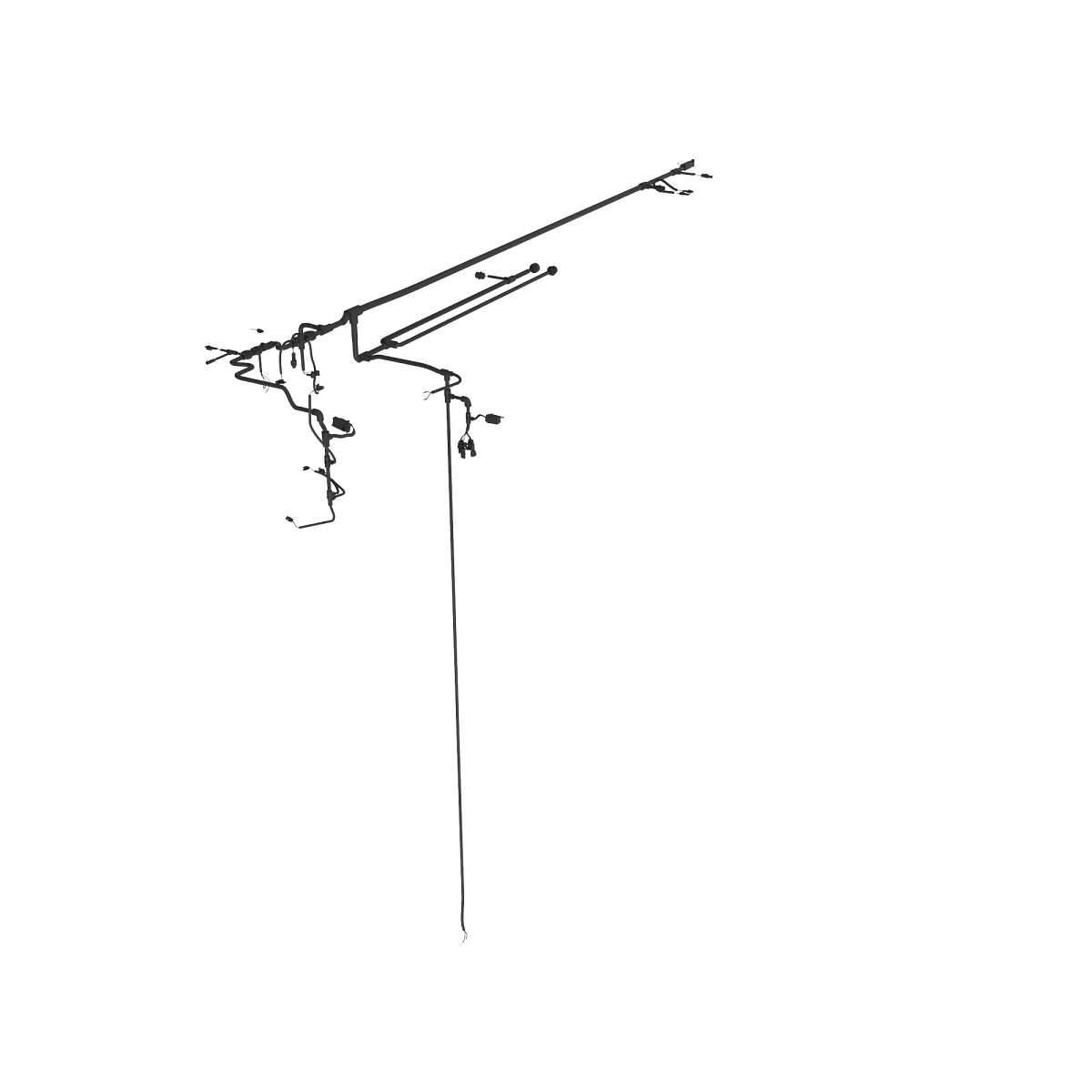 Wiring Harness, 12V. L4, VP44 Marine
