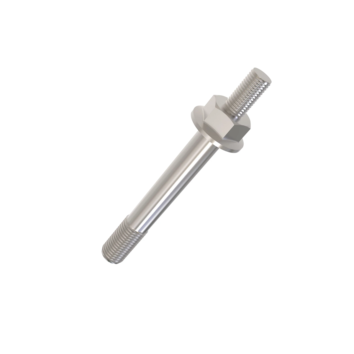 Stud, Double End Hex Flange Body M1