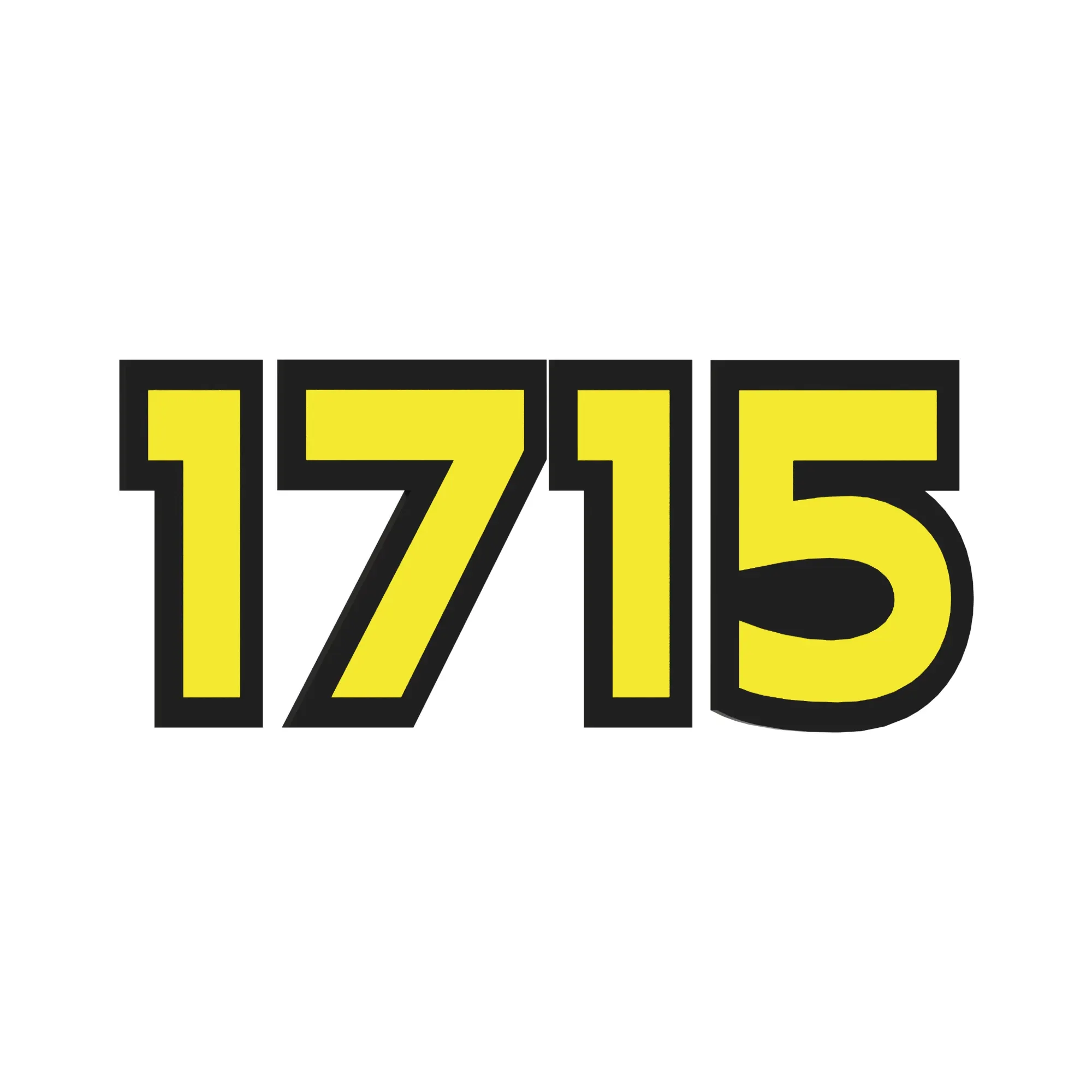 John Deere 1715 Model Number Sign - A96971
