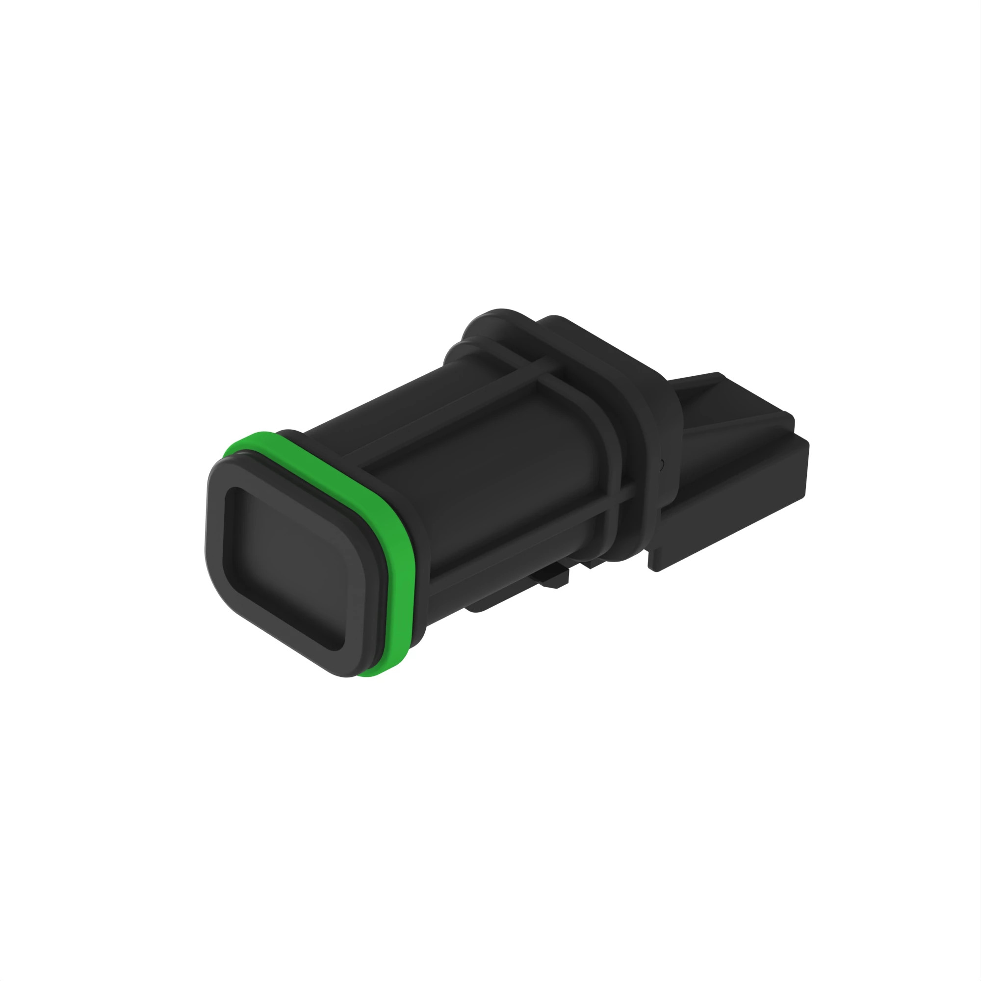 CONN TYCO DT 2W FS BLK PLSTC
