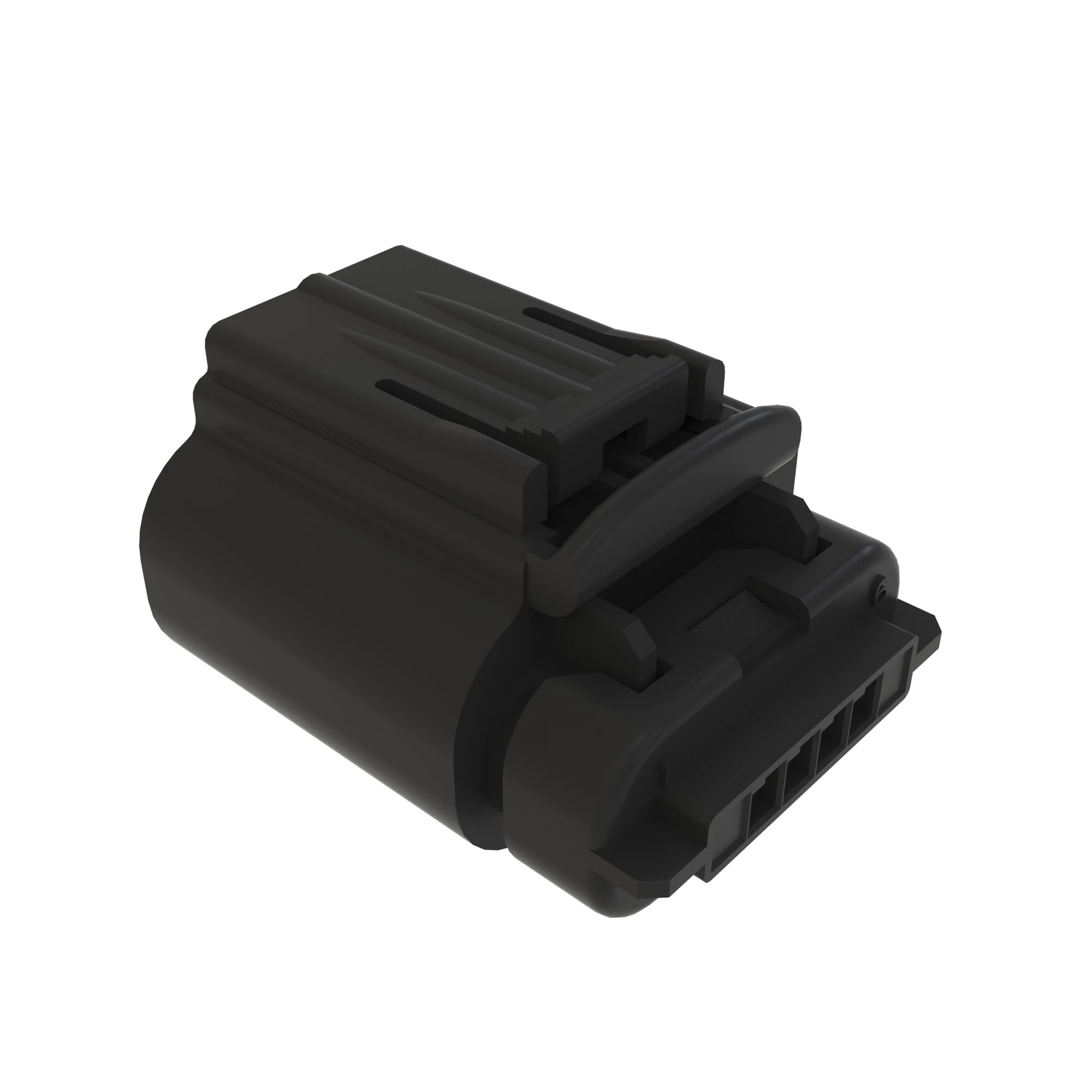 CONN TYCO GET 6W FS BLK PLSTC