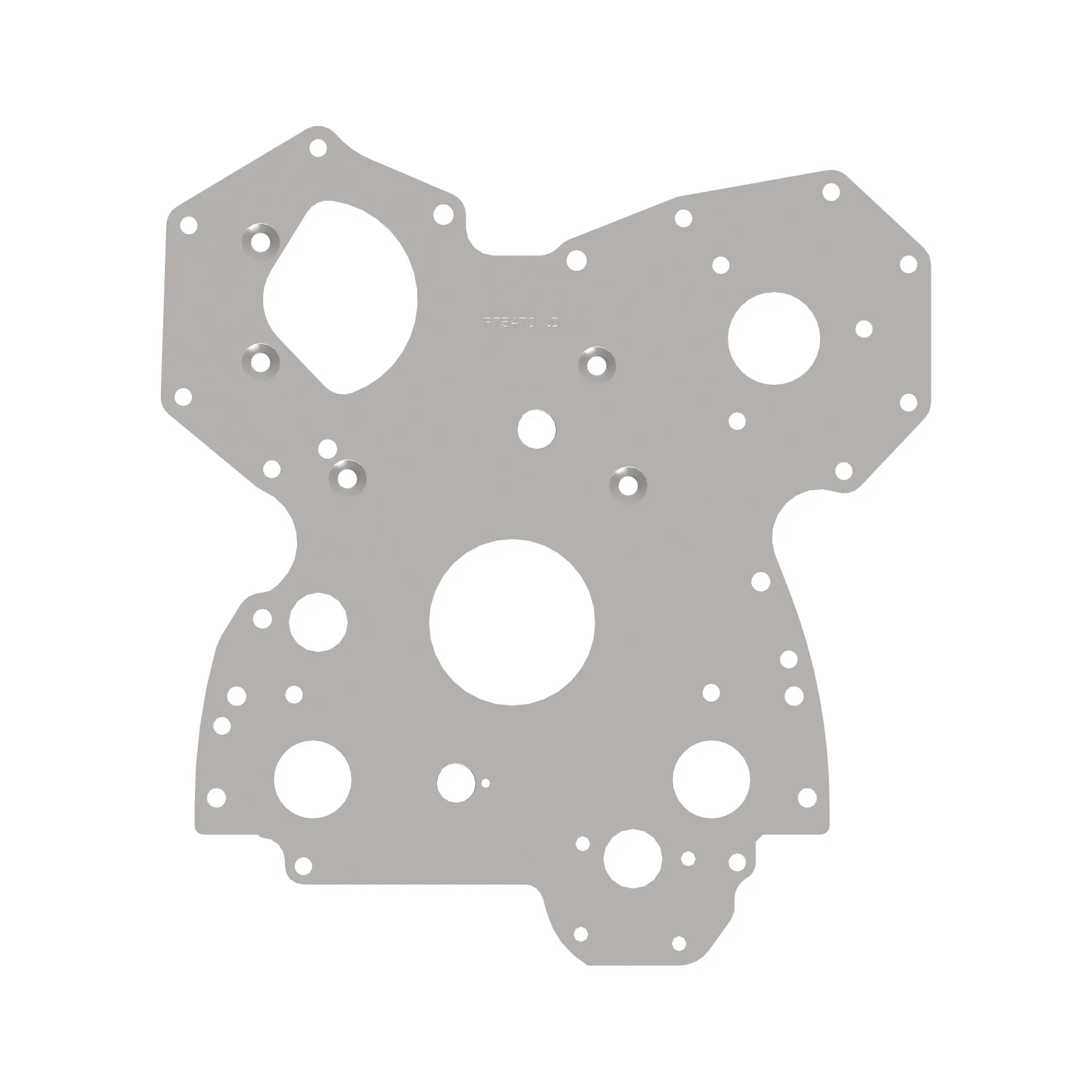 PLATE,CYLINDER BLOCK FRONT