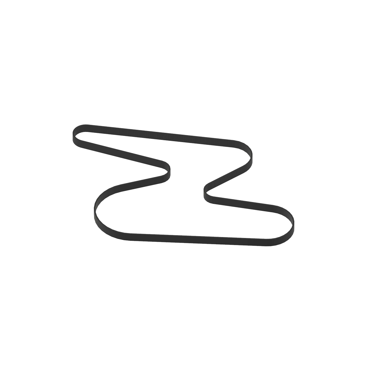 John Deere Air Compressor Drive V-Belt, Effective Length 2721 mm (107 inch) - HXE80480