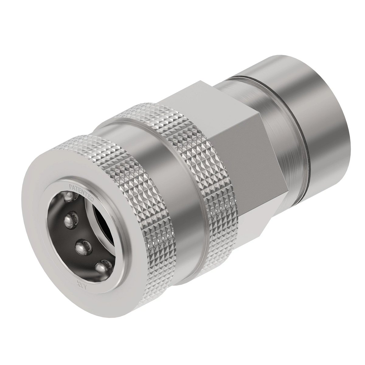 HYDRAULIC FITTING-PUR W/O-RING