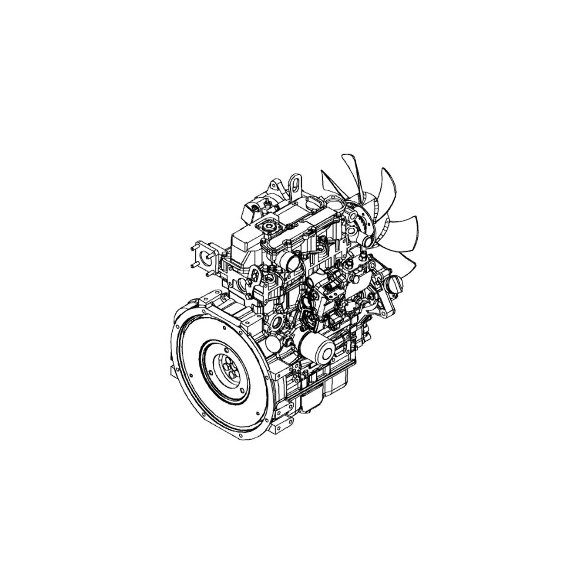 John Deere Diesel Engine - FYD00004452