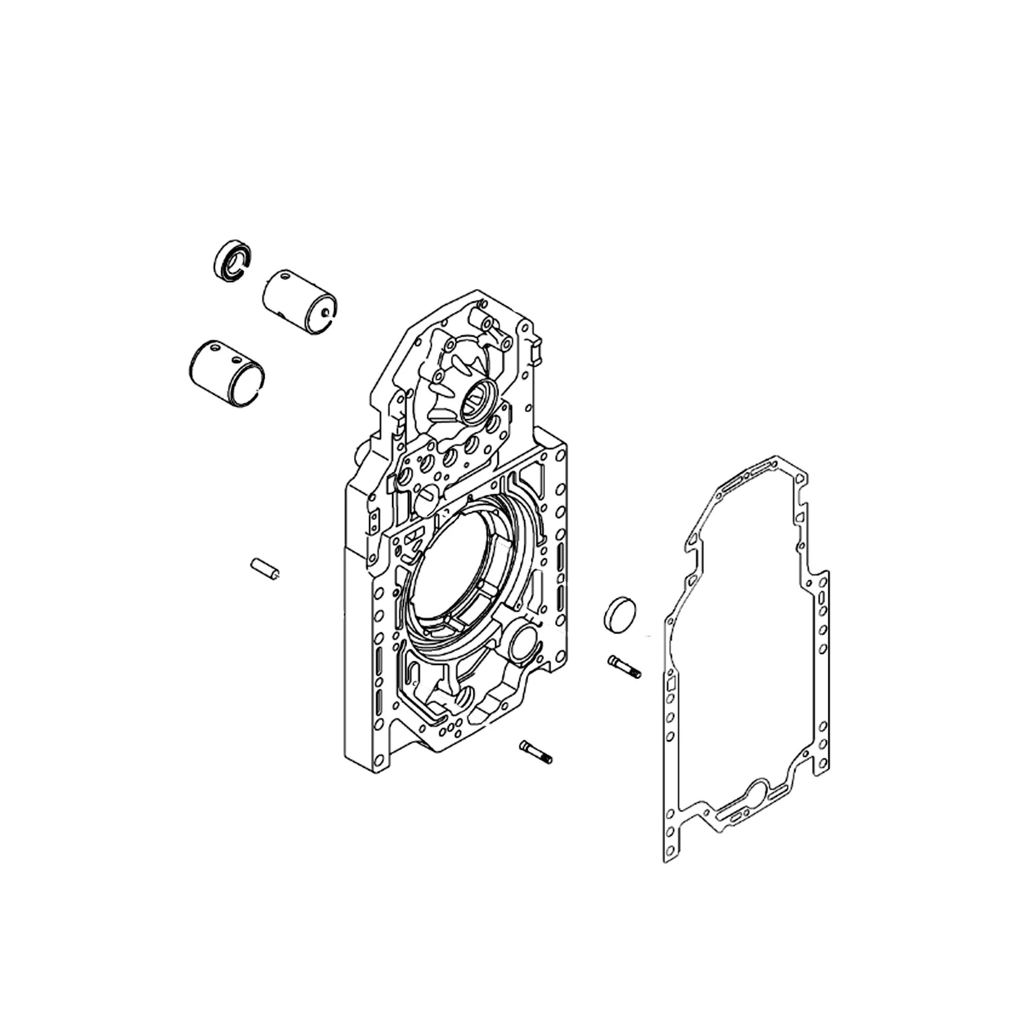John Deere Transmission Case Rear Cover Kit - RE300796