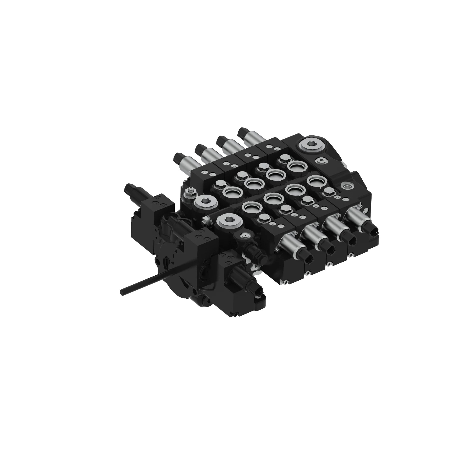 SPOOL VALVE, VALVE, 4-SECTION