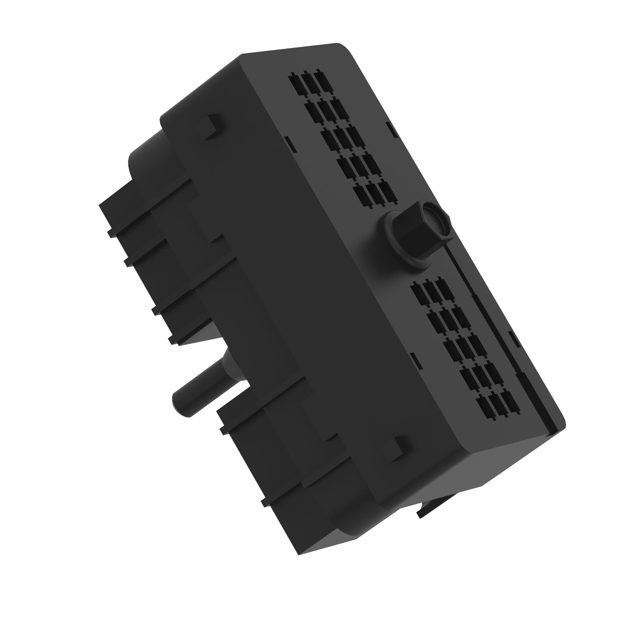 John Deere Black External Electrical Connector Housing, 30 Cavities - 57M8089