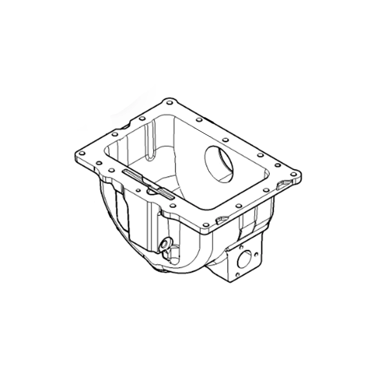 Housing, MFWD Clutch Pqt, With Dowe