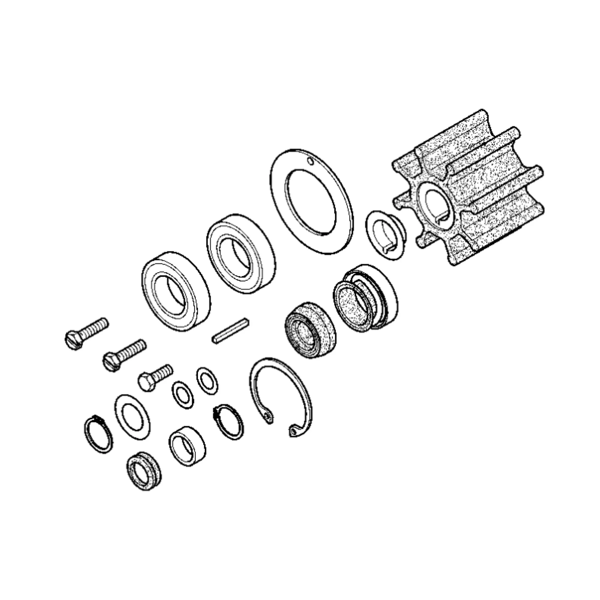 John Deere Engine Overhaul Kit - RE49897